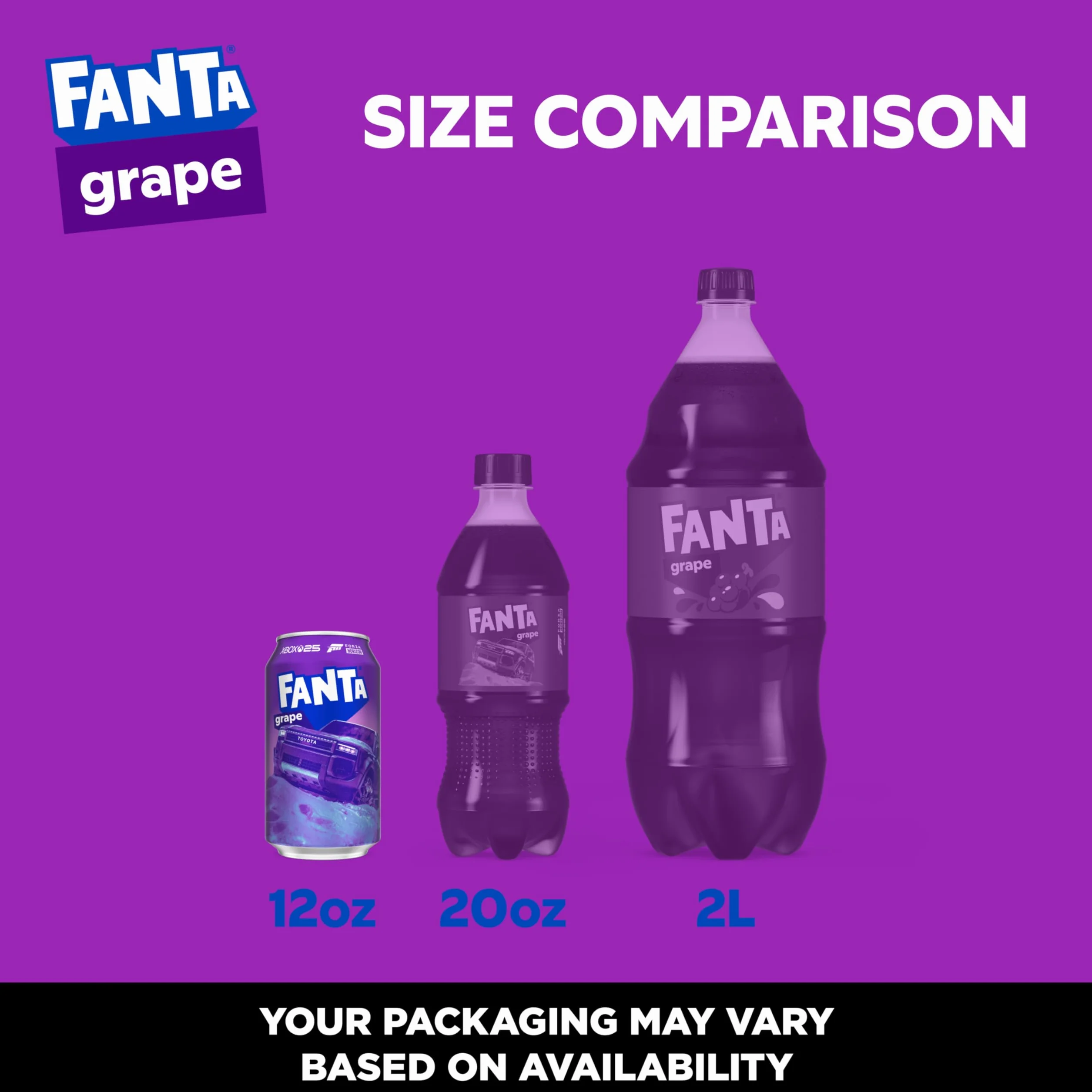 Fanta Grape 12 uncji (355 ml) - 24 opakowania