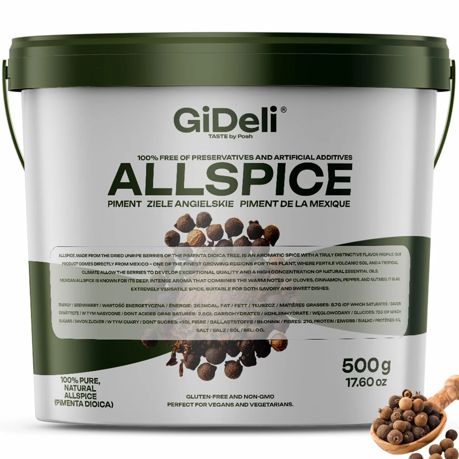 Ziele angielskie 500 g w wiaderku przyprawy
