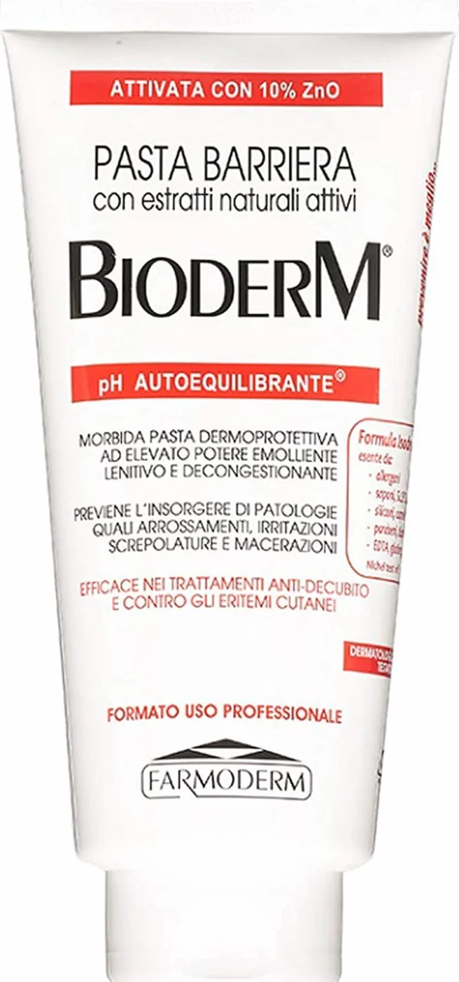 Bioderm Pasta Barriera - Krem na pieluchy z tlenkiem cynku - Idealny do uspokojenia, zapobiegania i leczenia pieluszkowych podrażnień i zapalenia skóry, Odpowiedni dla niemowląt i dorosłych, 300ml