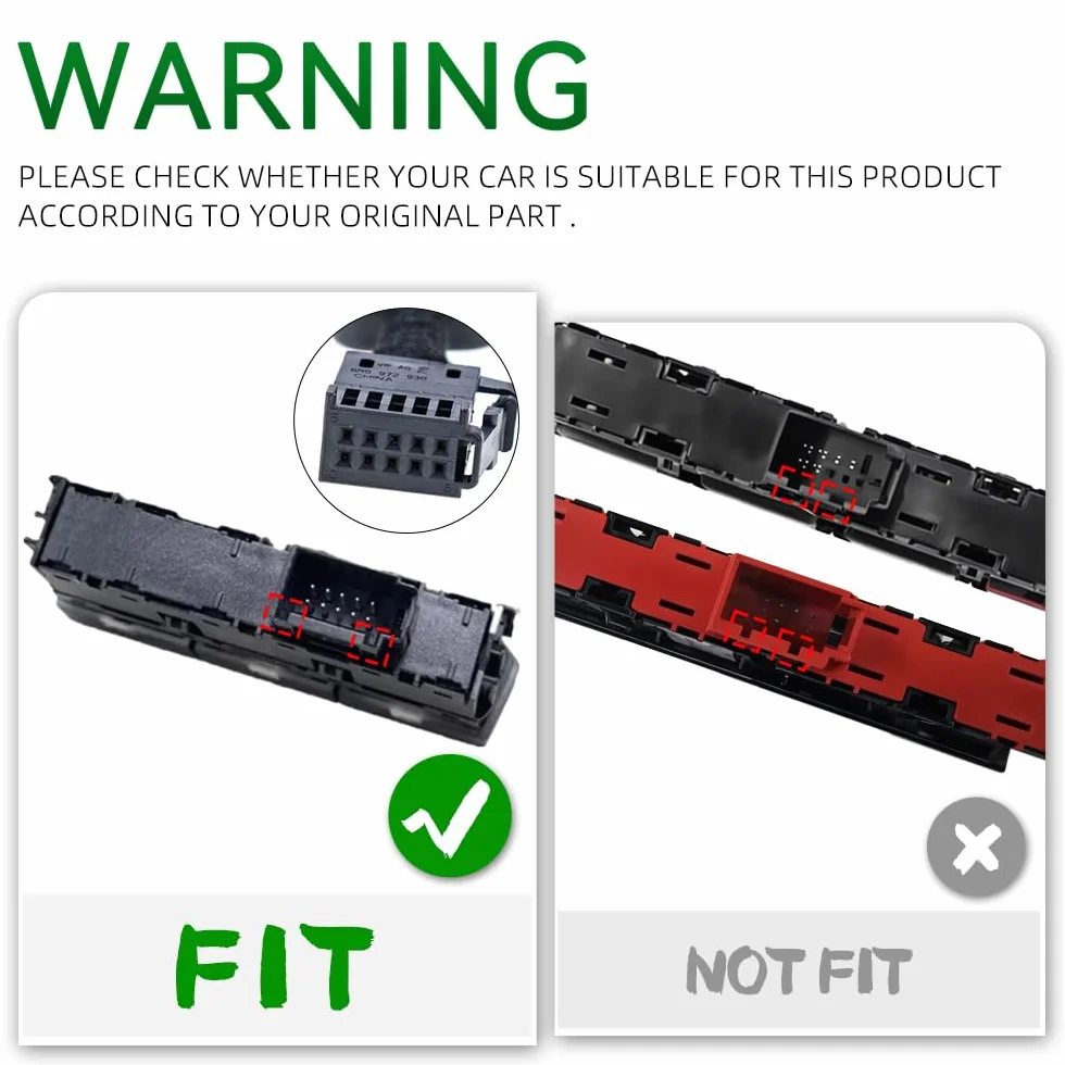 ASS Auto Start Stop Gurtzeug Idle Stop and Go ISG Delete Disable Device Harness Bypass dla V.W Golf Variant Sportsvan R/GTI MK7/MK7.5 Touran MK2 T ROC Passat Variant B8 Arteon Polo MK6