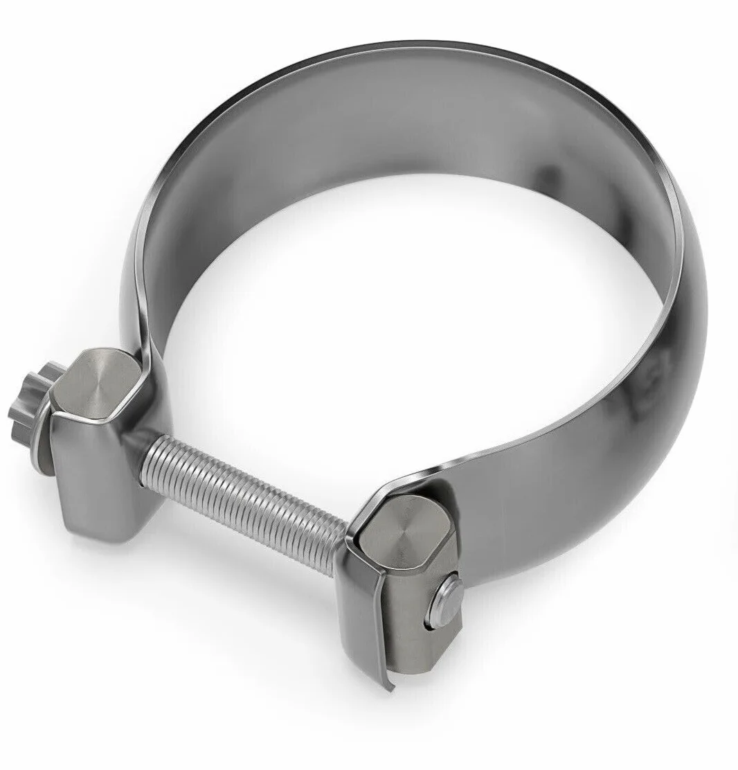 Obejma do rury wydechowej, obejma kulowa, stal nierdzewna, Ø 60 i Ø 66 mm, kompatybilna z Mercedes/BMW HJS 83132811 (Ø 55 mm)