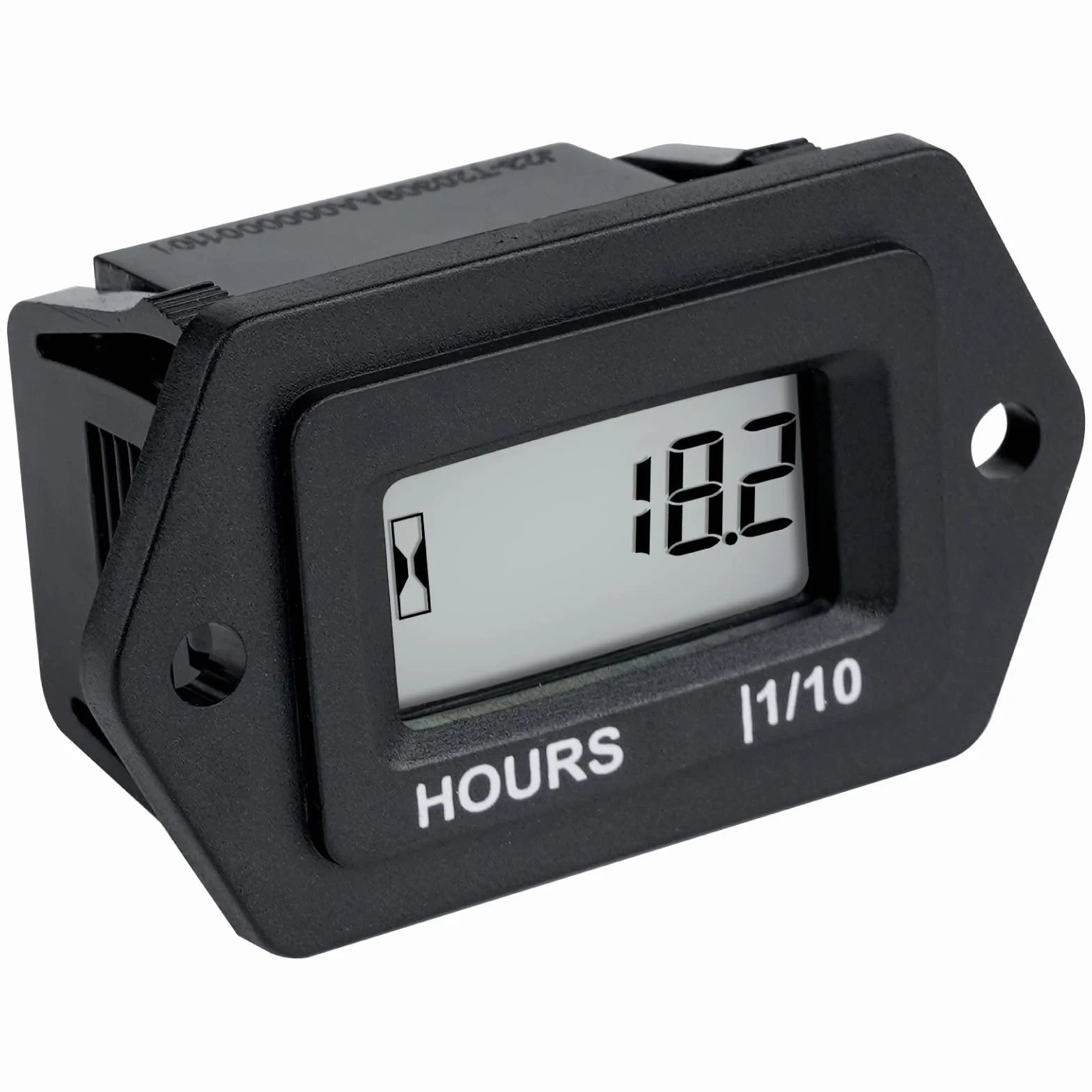 Cyfrowy licznik roboczogodzin LCD Napięcie AC/DC 5V do 277V, Niepolaryzowany, Instalacja Snap-In, Wodoodporny design do kosiarki ZTR, traktora, generatora, klubu samochodowego, sprężarki