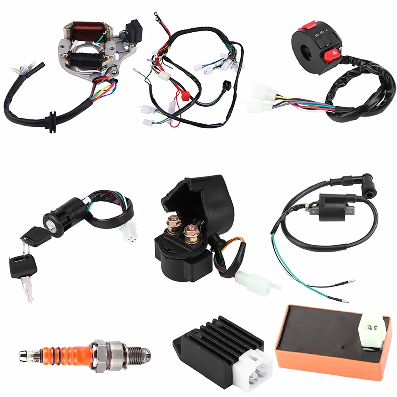 110 cm³ ATV wiązka przewodów 50 70 90 110 cm³ Cdi Kabelbaum Kabelsatz ATV Elektrostarter Quad Quad 125Ccm Z Pule Z Pule Racing Cdi Z Pu