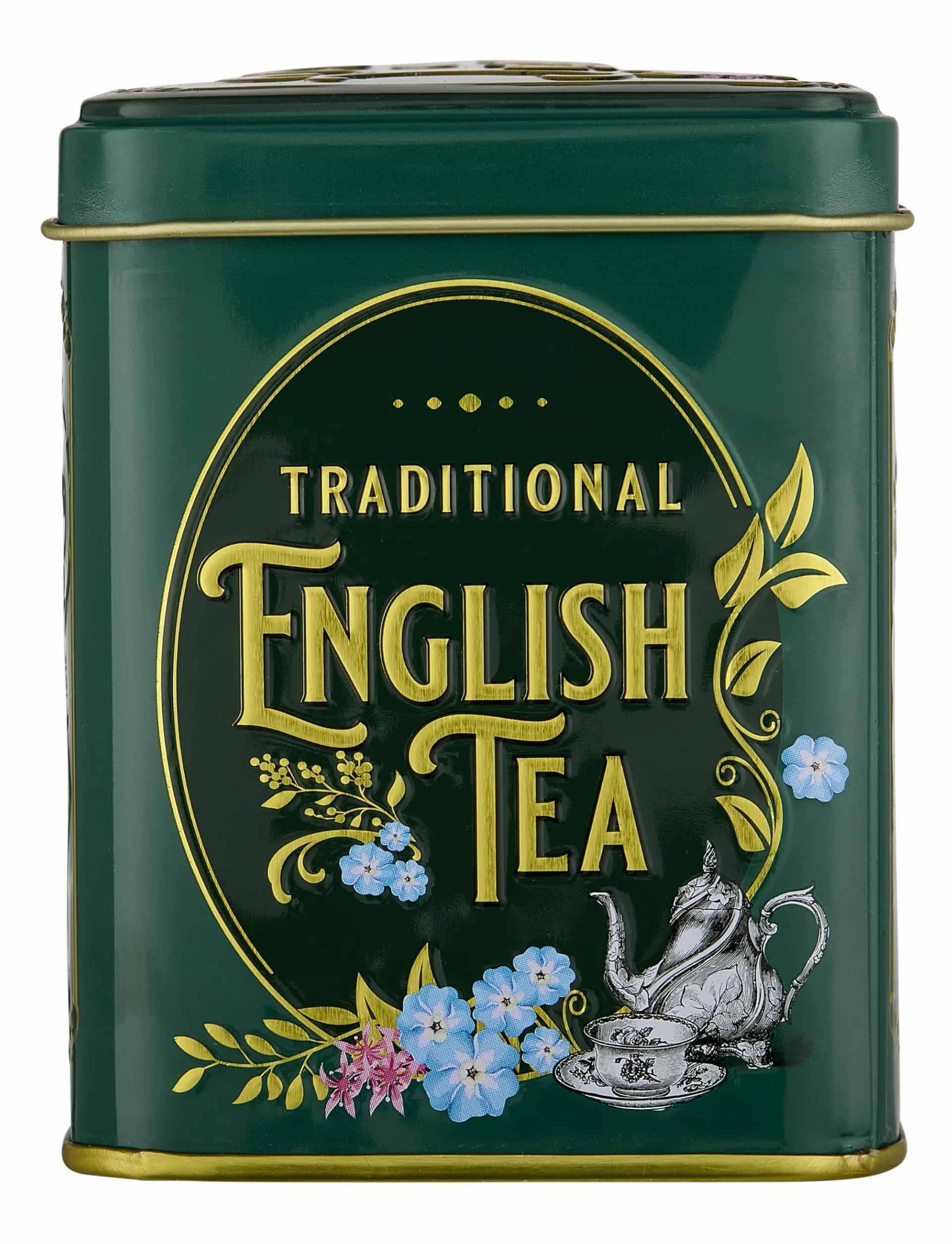 New English Teas Vintage wiktoriańska puszka na herbatę z 40 angielskimi popołudniowymi herbatkami
