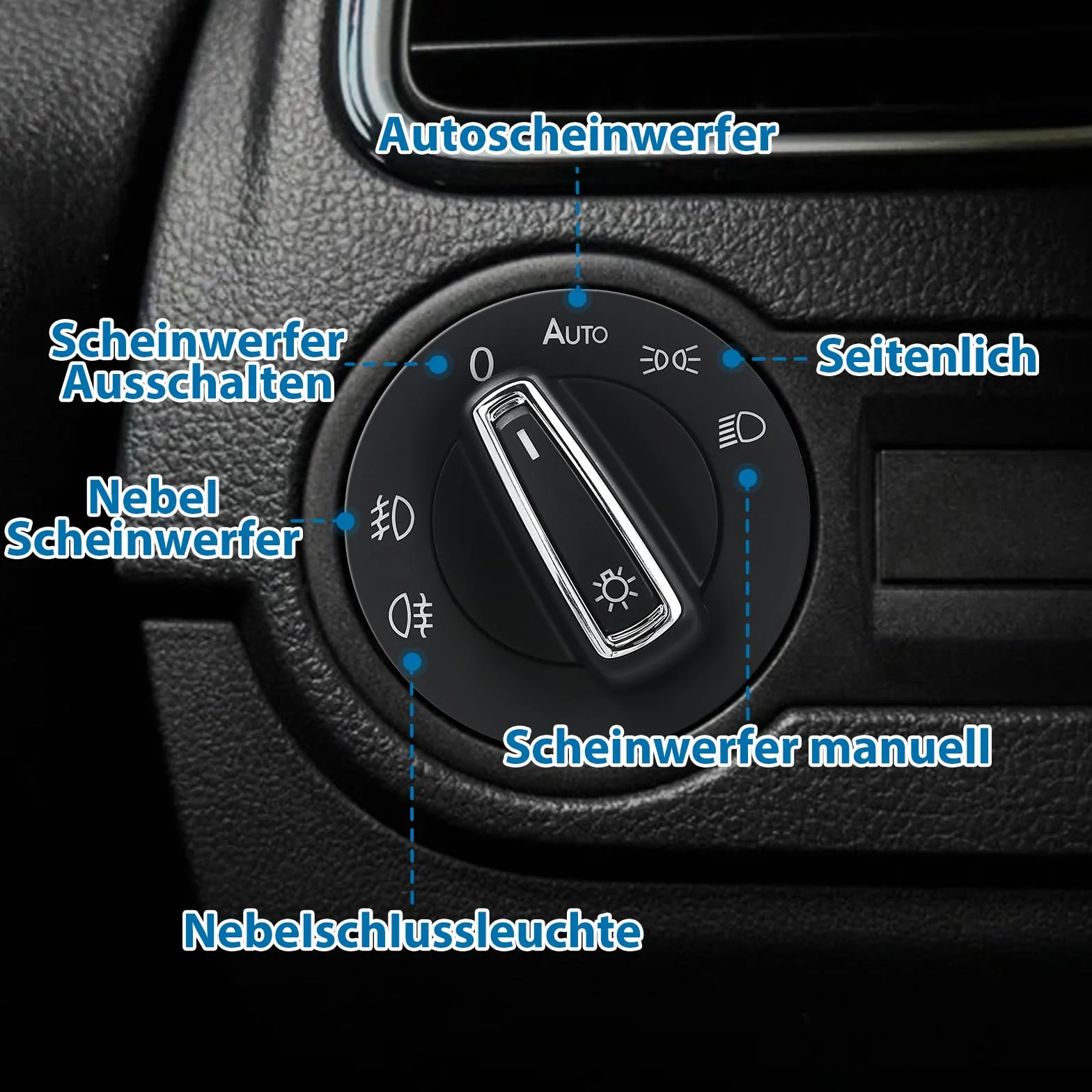 5ND941431B włącznik światła z modułem czujnika światła do Golf MK6 5 Jetta Passat B6 3C Tiguan Caddy Eos, włącznik reflektorów samochodowych akcesoria