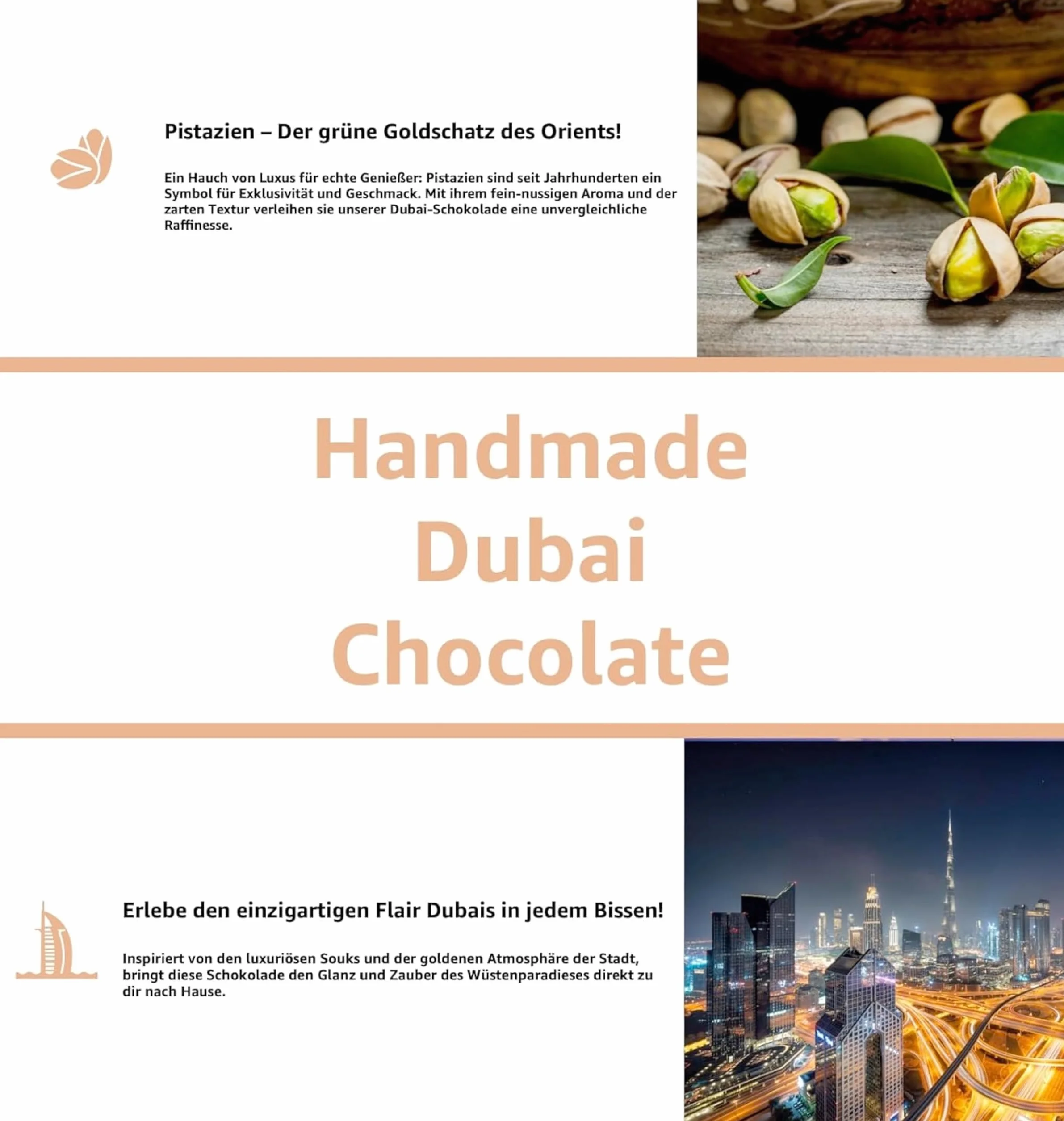 Czekolada Dubajska z pistacjami i Kadayif 100 gr