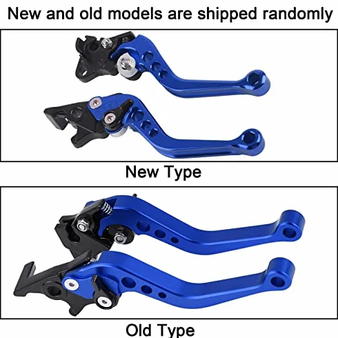 Motorcycle 2szt 22mm 7/8"CNC aluminium motocykl sprzęgło hamulec bębnowy dźwignia dźwigni części zamienne odpowiednie do uniwersalnego motocykla (niebieski)