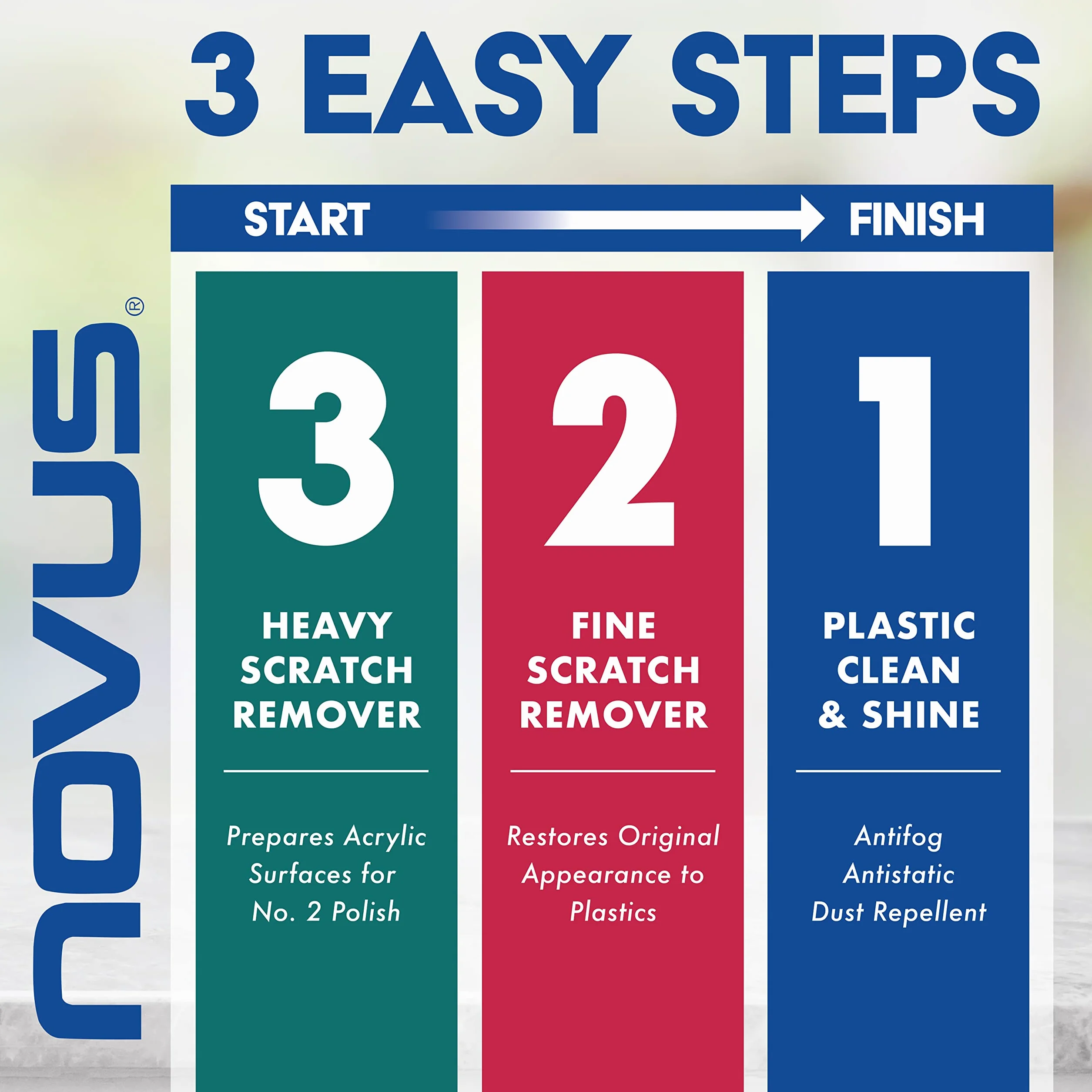 Novus Cienki 2 plastik środek do usuwania zadrapań 8 ml