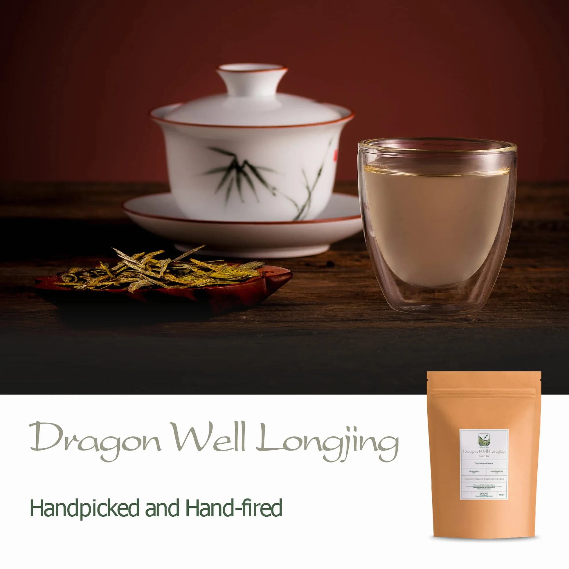 Dragon Well Green Tea Longjing Loose Leaf Tea Xihu Chinese Lung Ching 100g