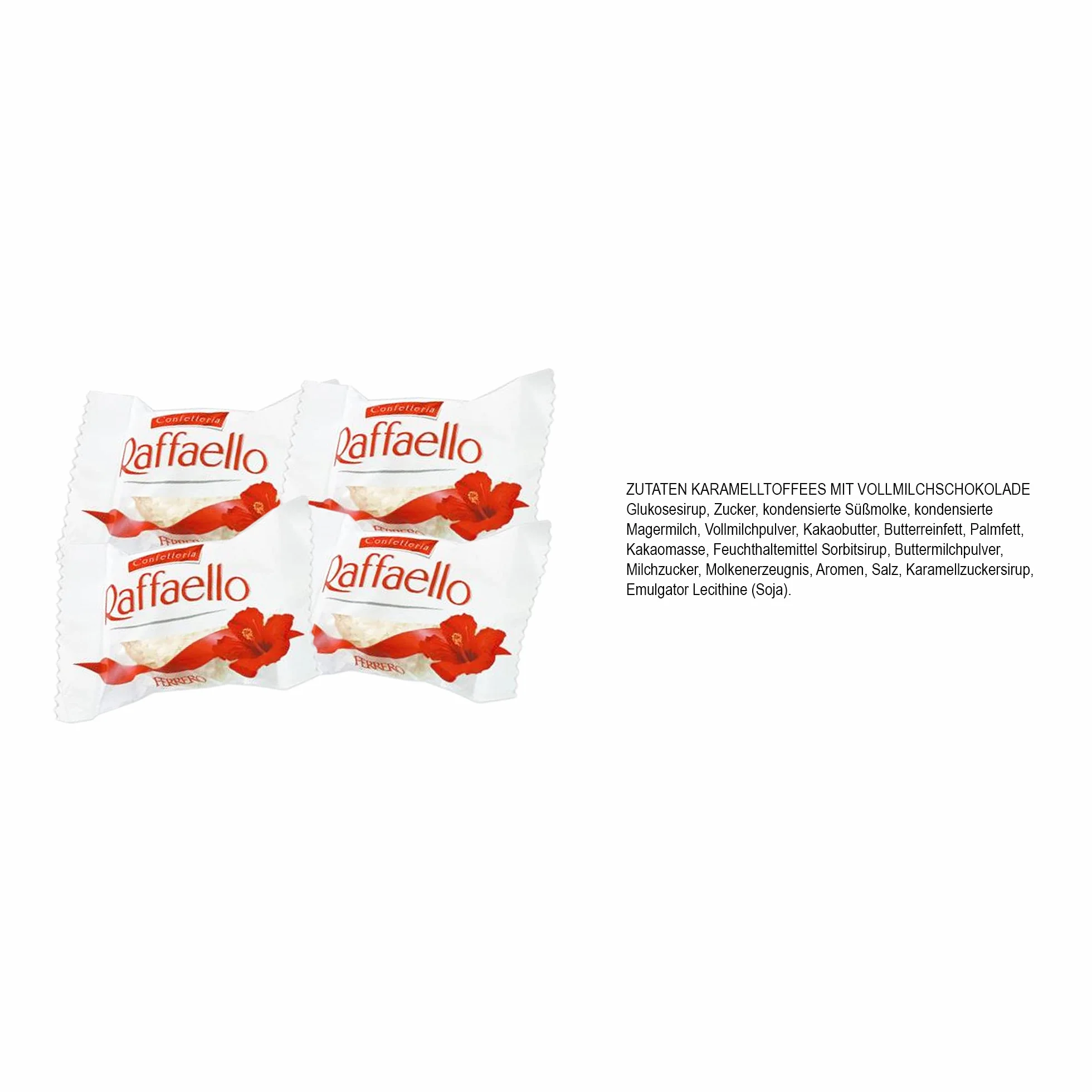 Genussleben Pudełko XXL Ferrero Raffaello 1300 g 128 sztuk praliny z białym kremem mlecznym migdały kokos