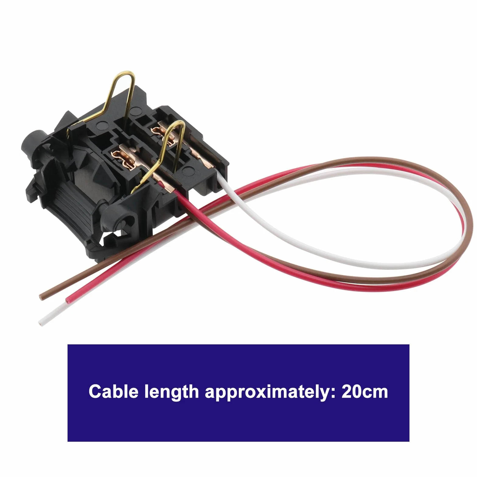 Adapter do żarówki H7 z okablowaniem kompatybilny z Ford Focus MK2 MK3, czarny