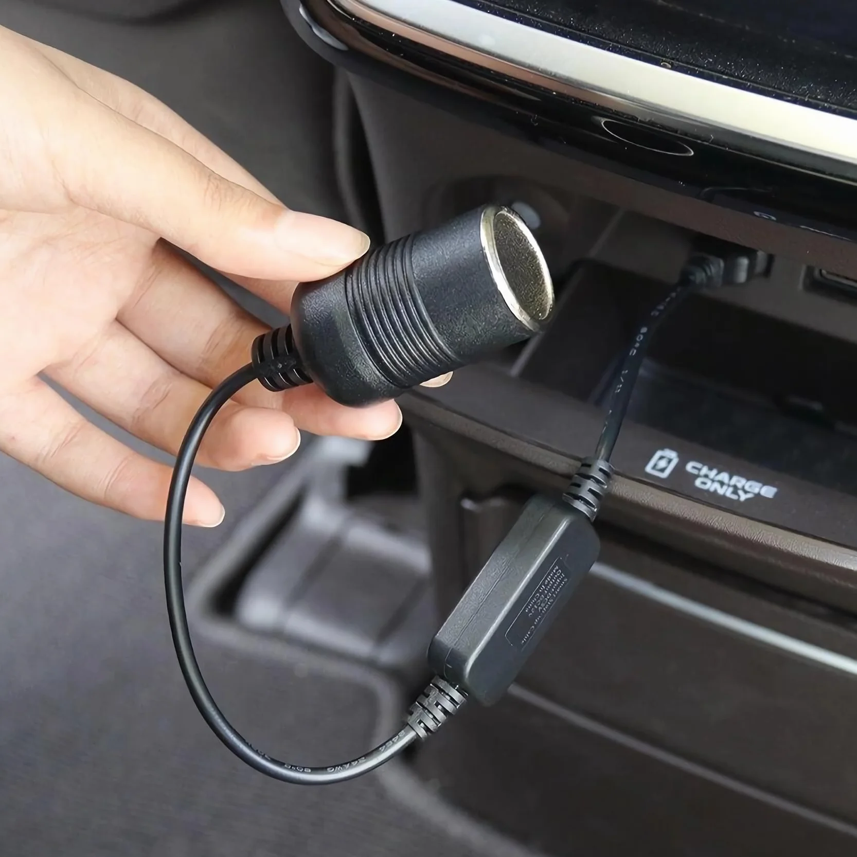 GLOGLOW zapalniczka samochodowa 12V USB obrotowy adapter konwerter przewód zasilający