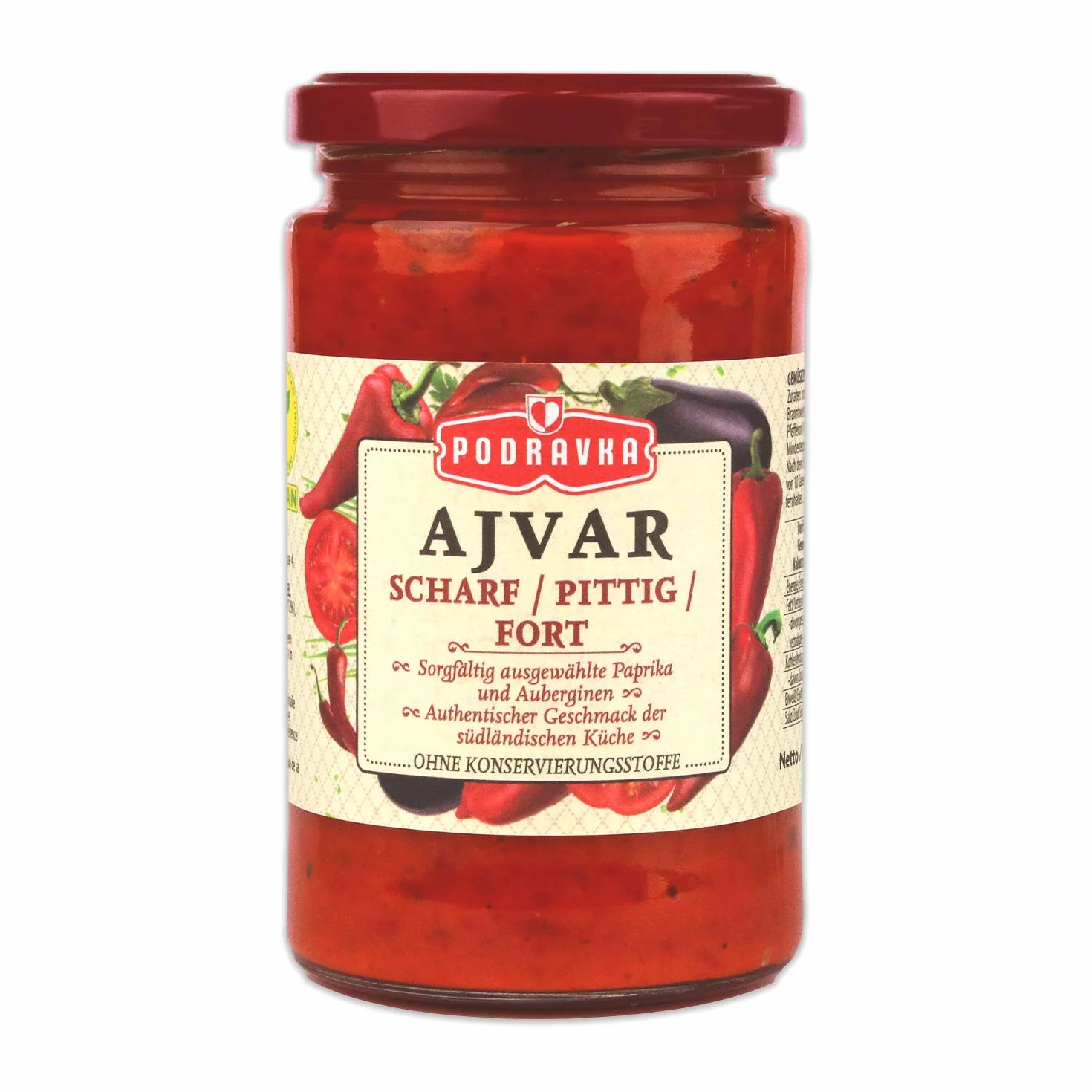 Podravka Ajvar ostry 350 g