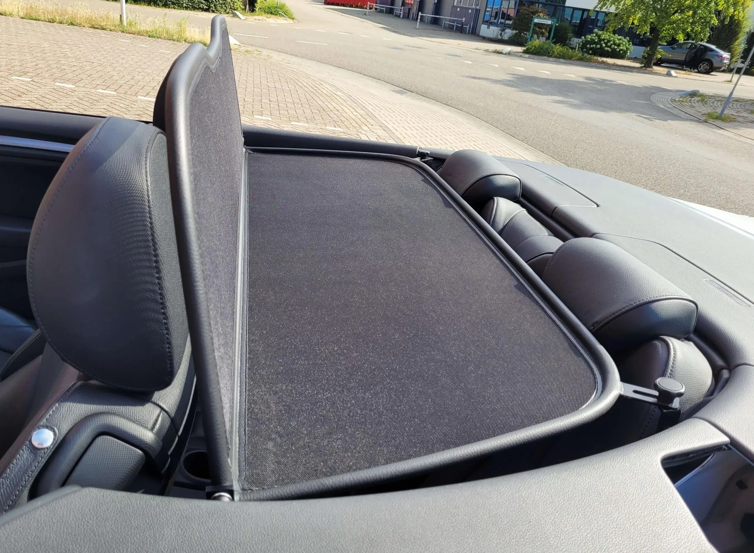 Windschott do Audi A3 8 V (od 2014) – składany – z szybkim zapięciem – czarny | owiewka | blokada wiatru | Deflektor wiatru