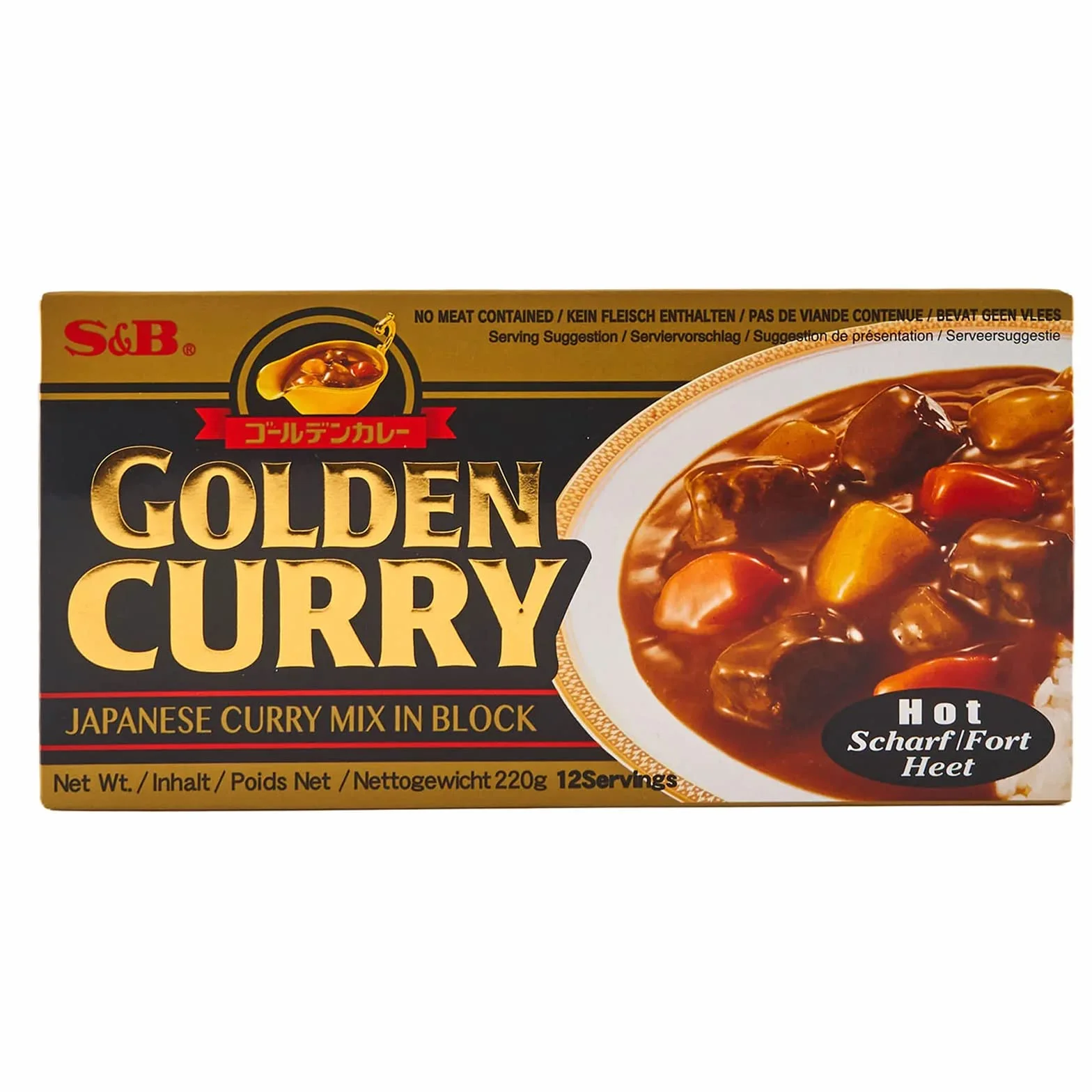 SB Golden Curry Source Mix Hot 220G
