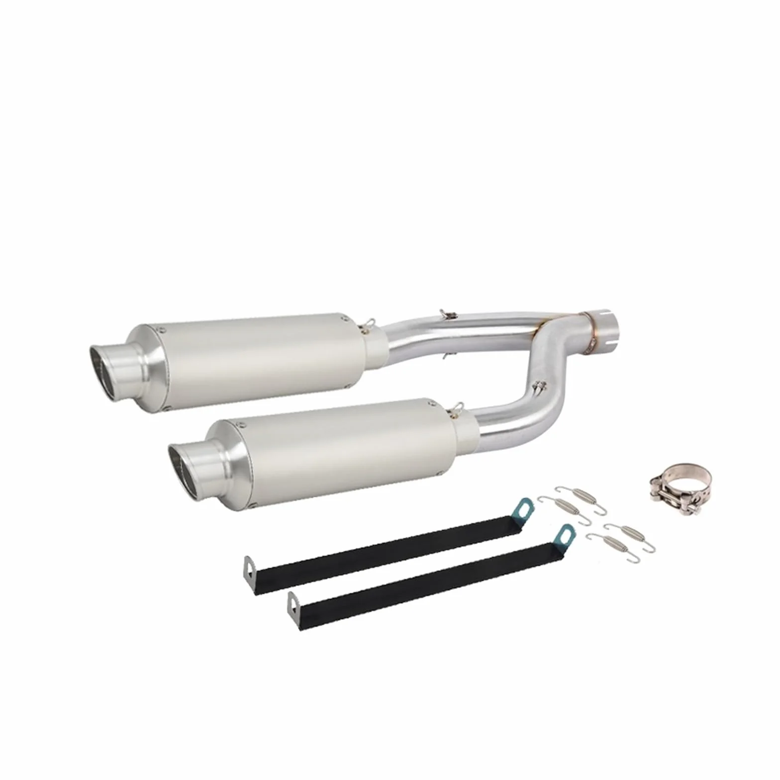 Slip On Pasuje Do Aprilia SHIVER 900 Motocyklowy Układ Wydechowy Środkowy Tłumik Rury Łączącej rura wydechowa(Type B)