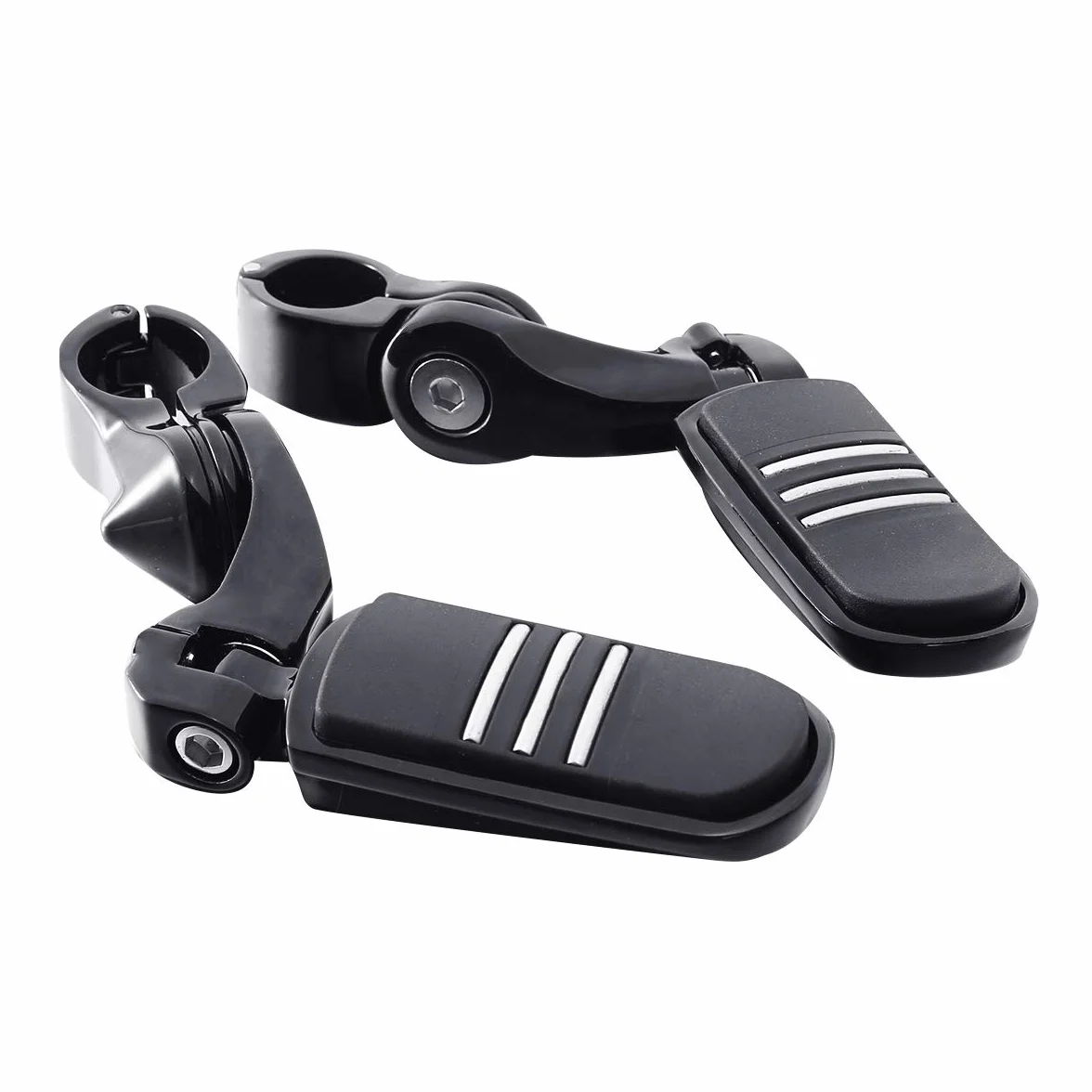 TCMT Podnóżki autostrady 32 mm kompatybilne z Electra Road King Street Glide Touring czarne