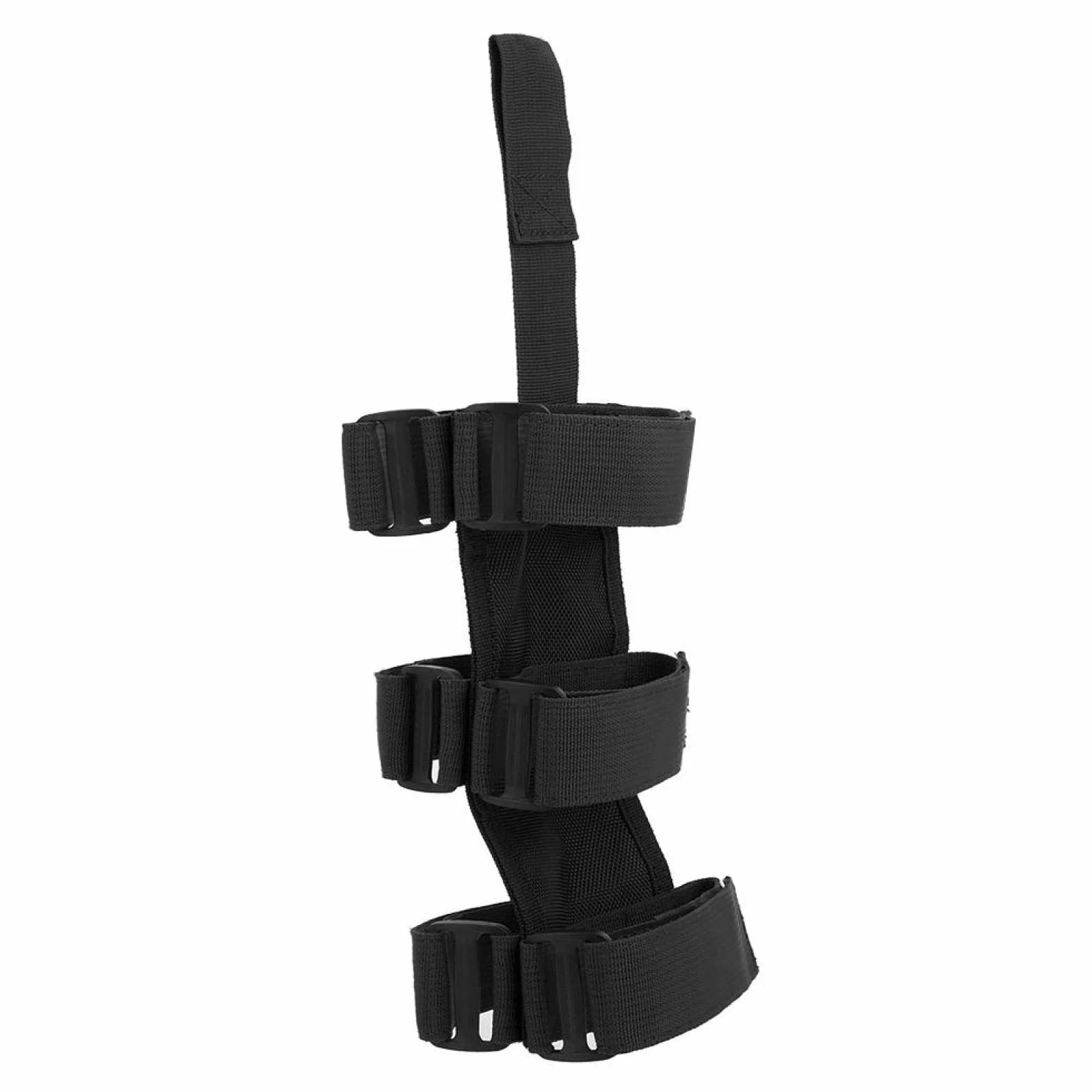 Pasek gaśnicy samochodowej regulowany uchwyt mocujący do Jeep Wrangler TJ YJ JK CJ (Black)