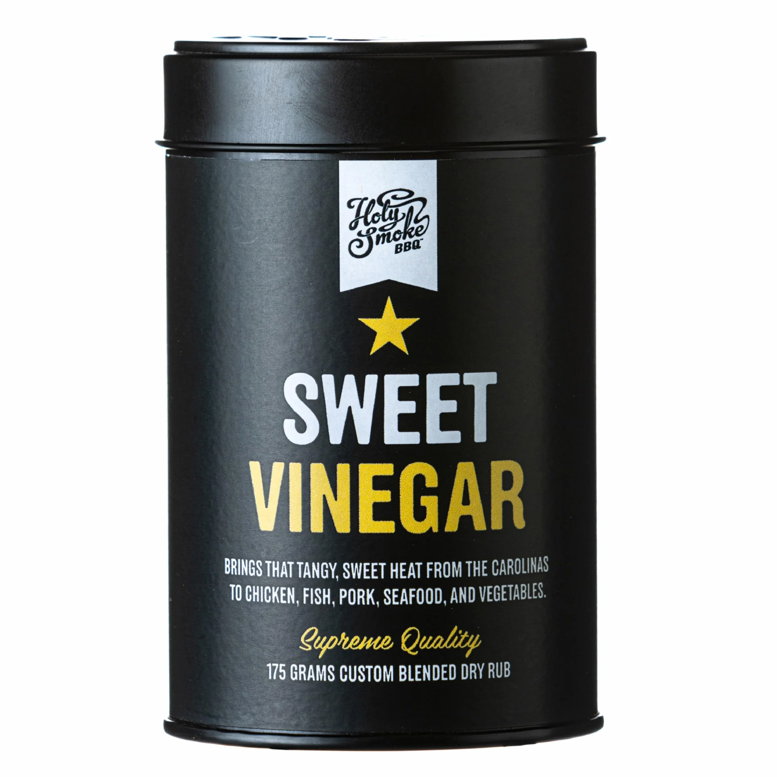 Sweet Vinegar BBQ Rub Naturalna Mieszanka Przypraw BBQ w Stylu Karoliny Przyprawa do Mięsa Kurczaka Wieprzowiny i Steków Zioła i Przyprawy do Grillowania 175g