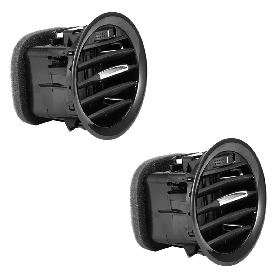 Odpowietrzanie przedniej konsoli grillowej do Opel do Corsa D 2006 2007 2008 2009 2010 2011 2012 2013 2014 13417366 odpowietrzanie klimatyzatora samochodowego okrągła osłona akcesoria samochodowe