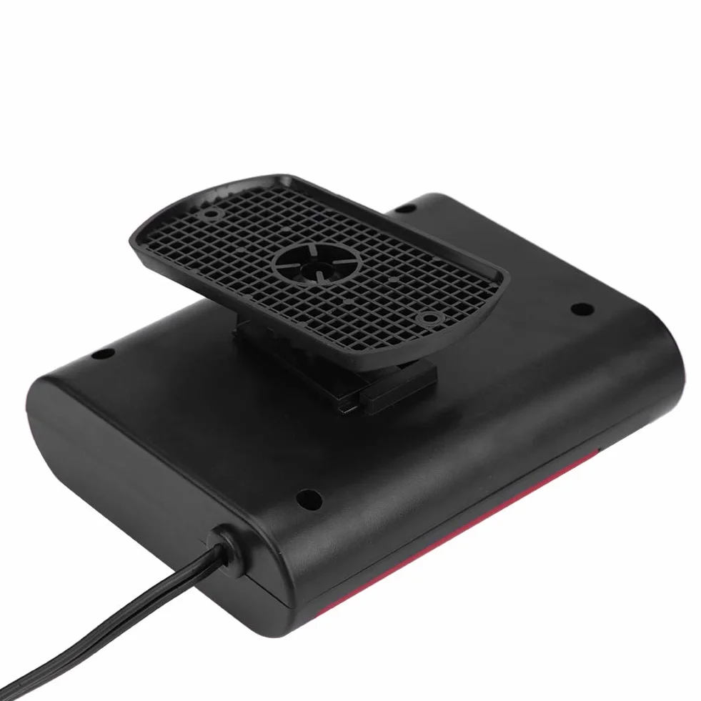 12V samochód nagrzewnica wentylator odmrażacz odmrażacz dmuchawa ciepłego powietrza samochód przenośny elektryczny podgrzewacz szyb ogrzewanie suszarka wentylator szyby odmrażanie odmrażacz (czarny szary)