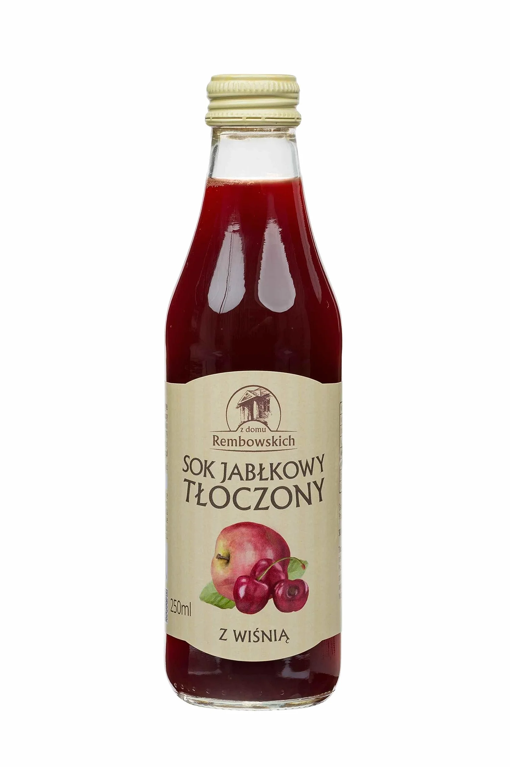 Sok jabłkowy z dodatkiem wiśni 0,25l