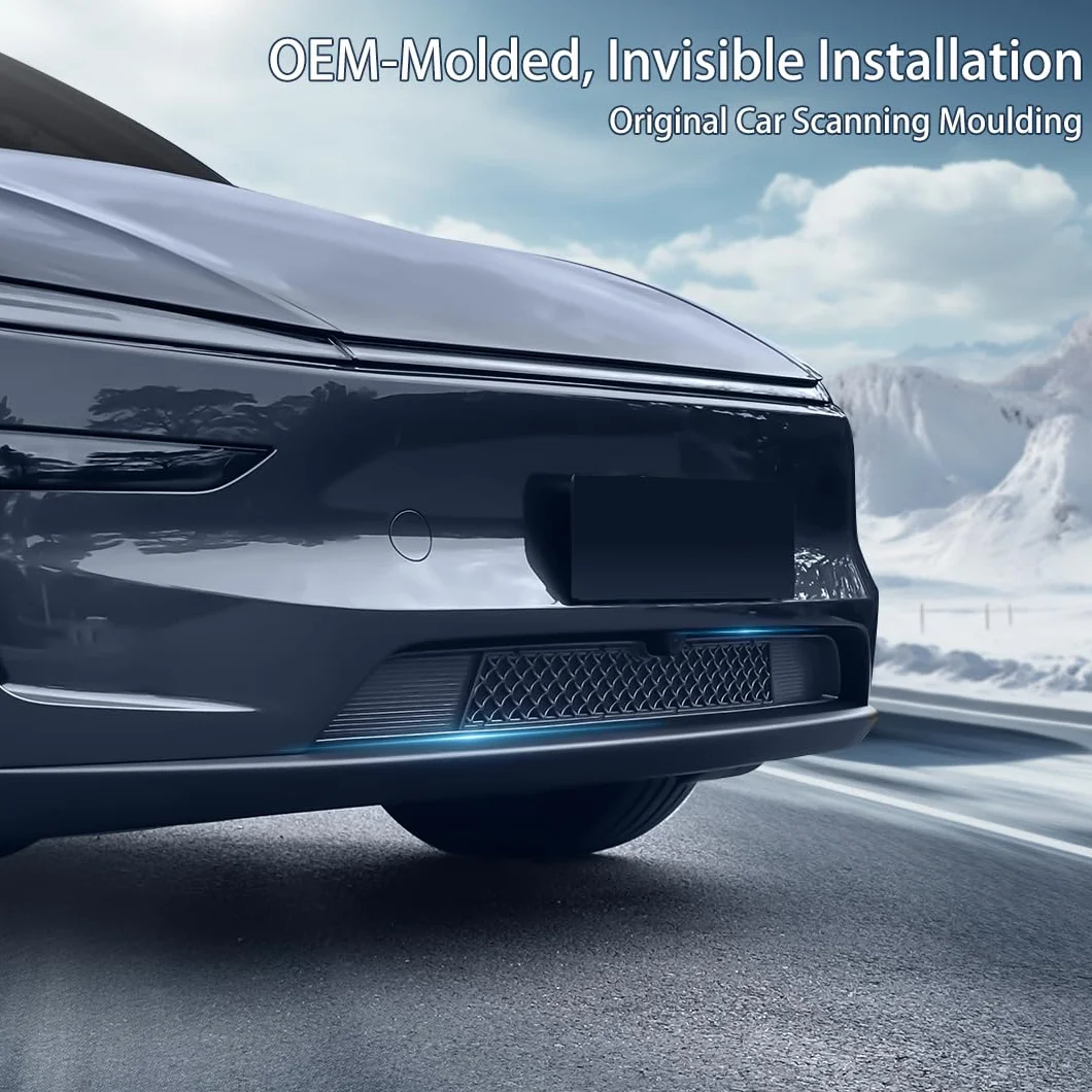Siatka do grilla przedniego do Tesla Model Y 2025 2026 Juniper, wkładki osłony wlotu powietrza, ochrona przed owadami