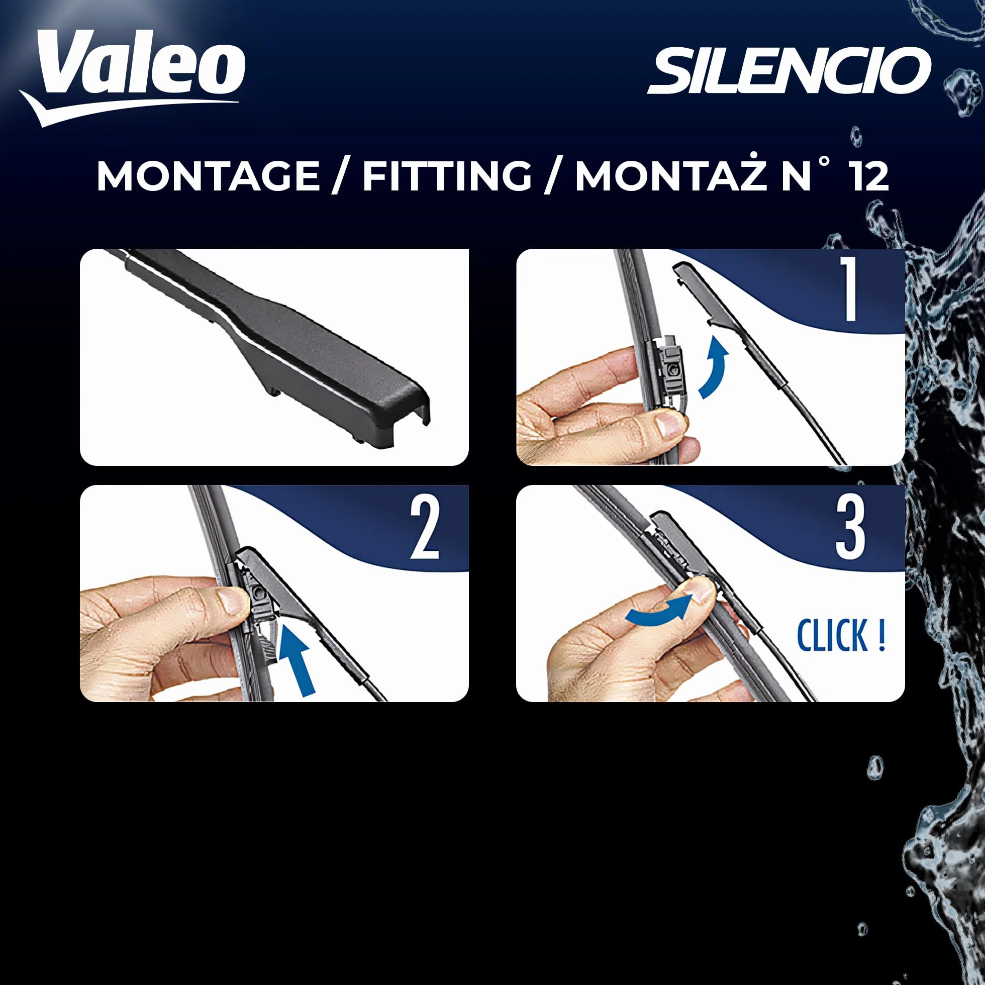VALEO Silencio Wycieraczki VF940 600mm 450mm Przód Zestaw 2 szt.