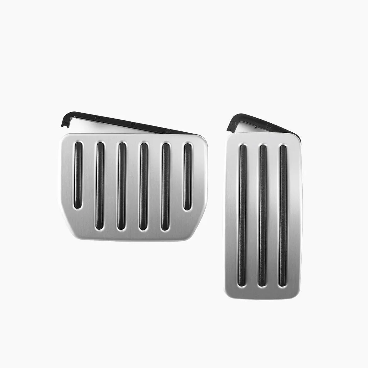 TPARTS Aluminiowe zestawy pedałów z blokadą samoczynną pedałów gazu osłona pedałów hamulca do modelu Tesla 3 i model Y antypoślizgowe akcesoria ochronne zamiennik podkładki na nożny