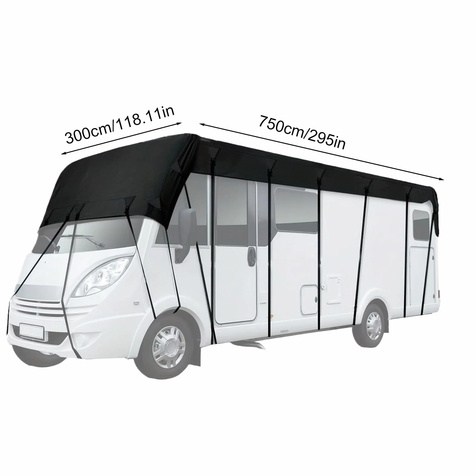 Rvs Pokrywa dach niegoszczelna odporna rozdarcie Plandeka dach przyczepy kempingowej