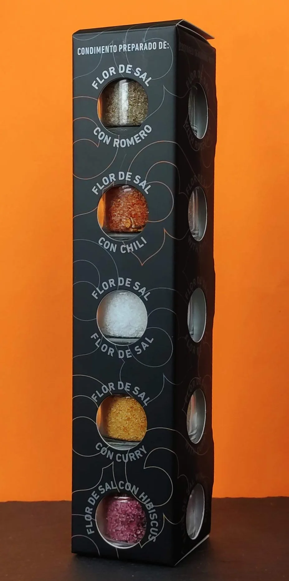 GLOSA MARINA Flor de Sal Gourmet sól morska z Majorki zestaw upominkowy 5 x 20 g