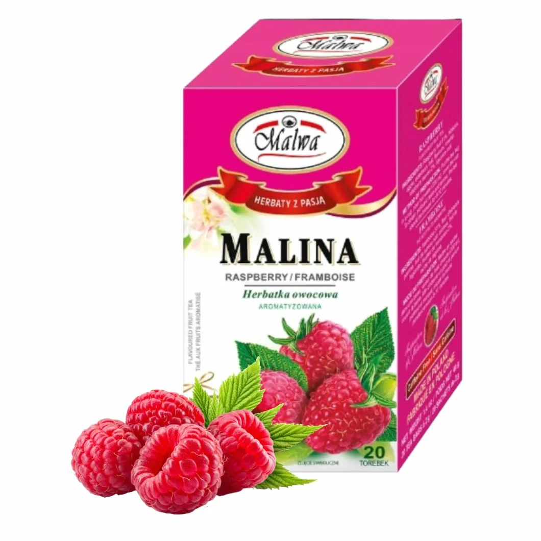 Malwa Herbata owocowa z maliną, 20 woreczków, 40 g