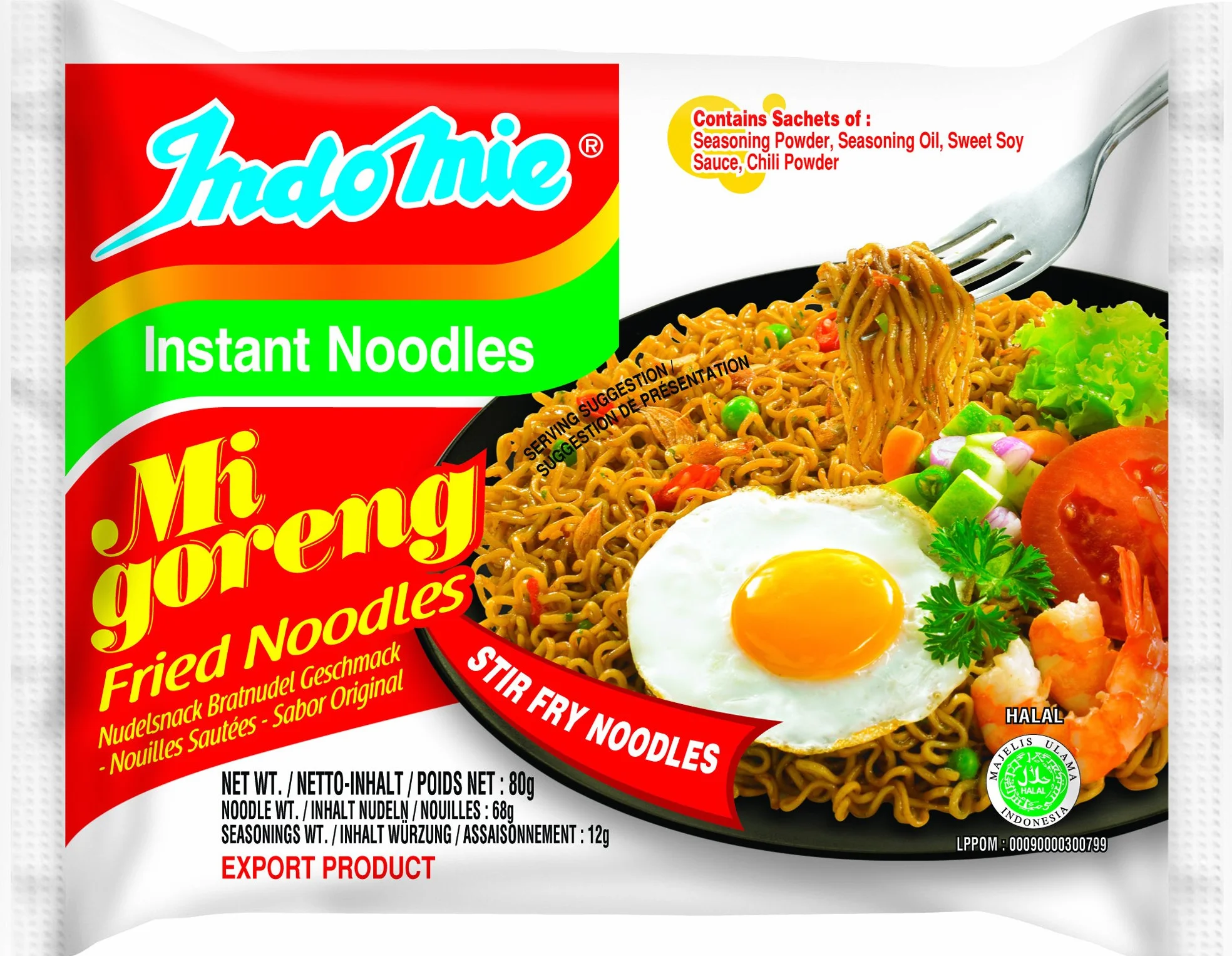 Indomie Makaron instant Mi Goreng klasyczny 40 sztuk 80 g
