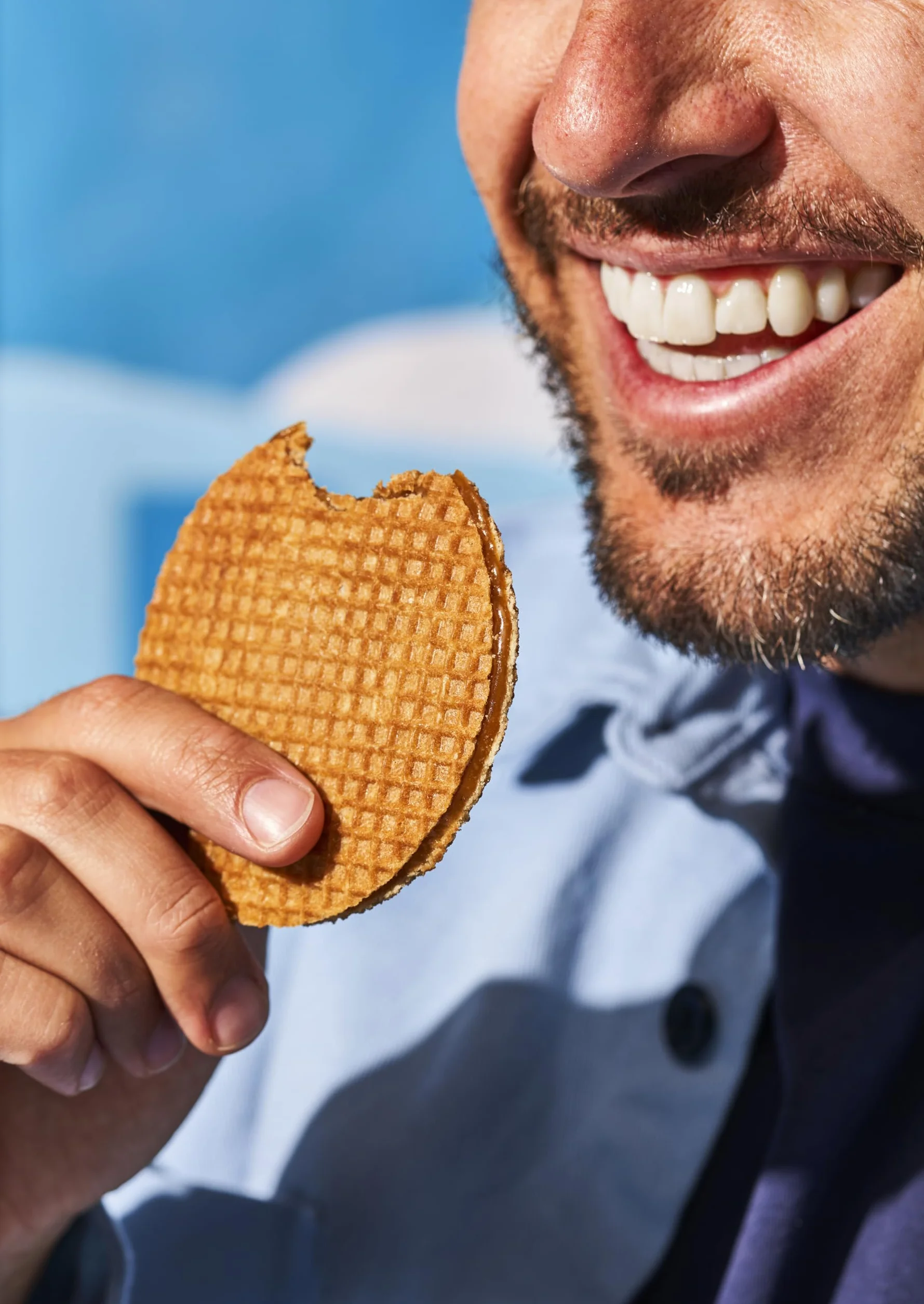 Daelmans Stroopwafels Pudełko Hexagon 72 Wafle 2100 g Holenderskie Wafle Karmelowe