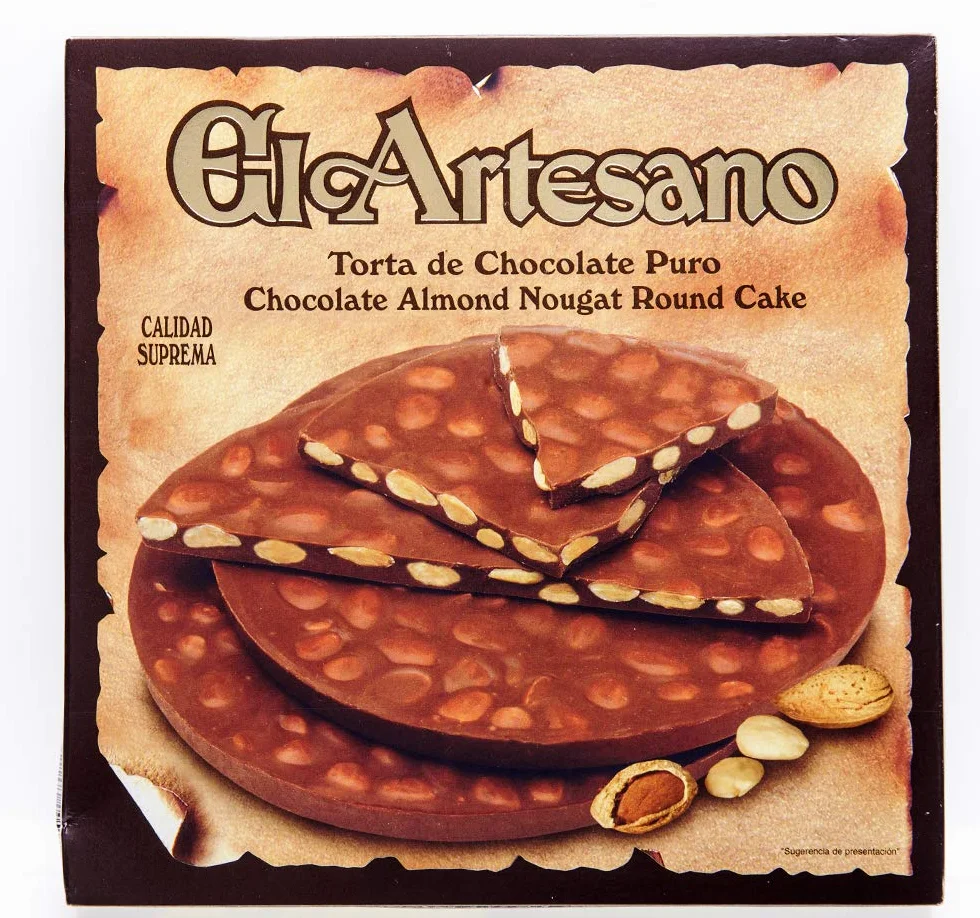 El Artesano Chocolate and Almond Turron Torta 200 g
