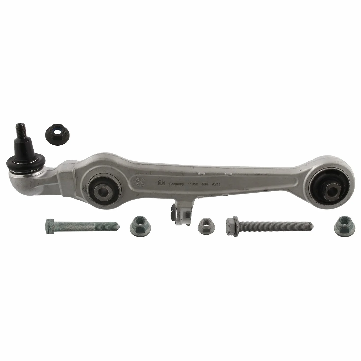 febi bilstein 34767 Wahacz z materiałem montażowym, łożyskiem i przegubem, 1 sztuka