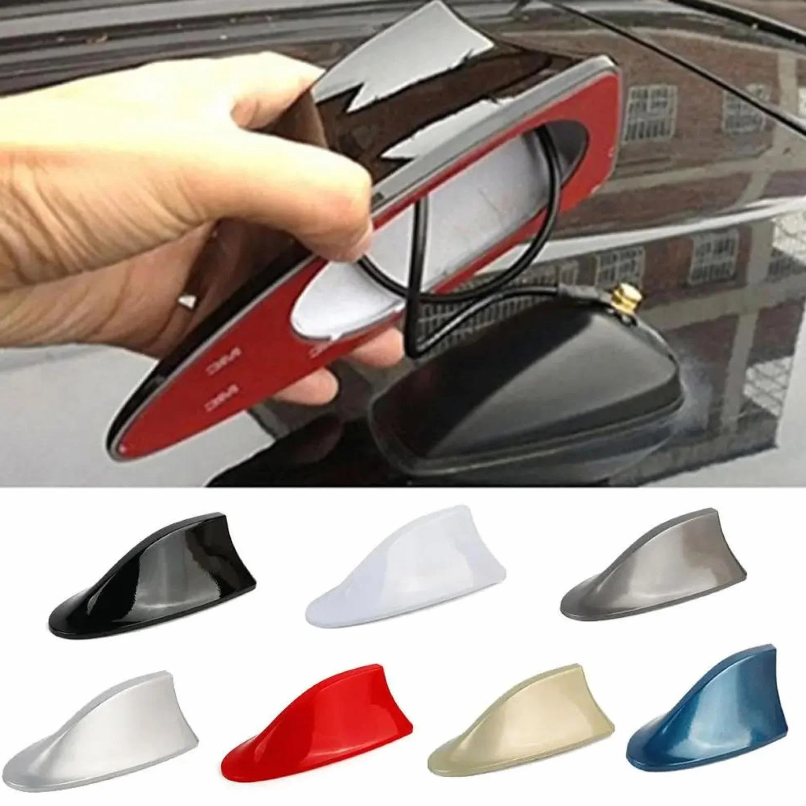 Dla Nissan Qashqai J10 Dualis 2006-2013,Uniwersalna antena płetw samochodowych Shark Shark Shark specjalna