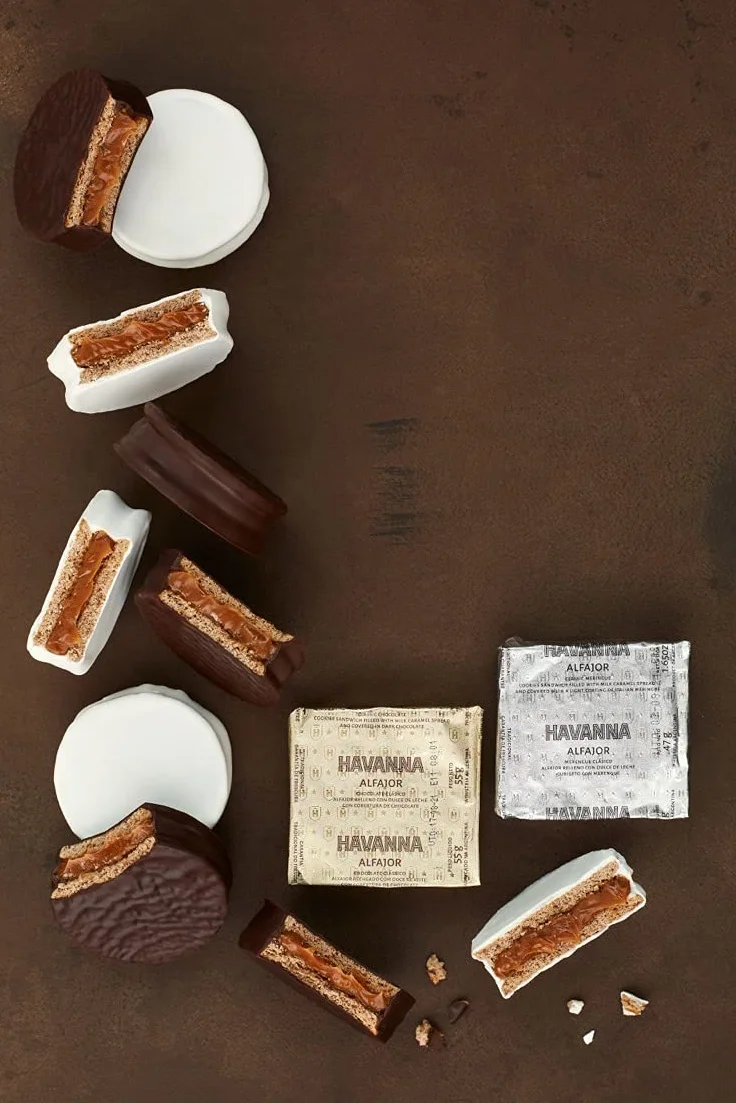 Havanna Alfajores z Czekoladą i Bezą 12 sztuk 612g