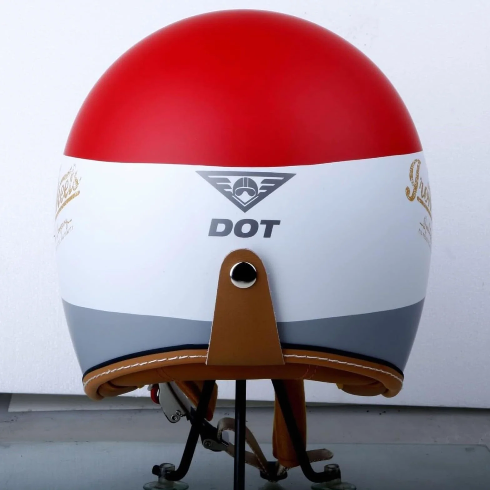 Półskorupowy kask motocyklowy typu jet, retro, chopper, z okularami ochronnymi i szybkim zapięciem, dla kobiet, mężczyzn i dorosłych