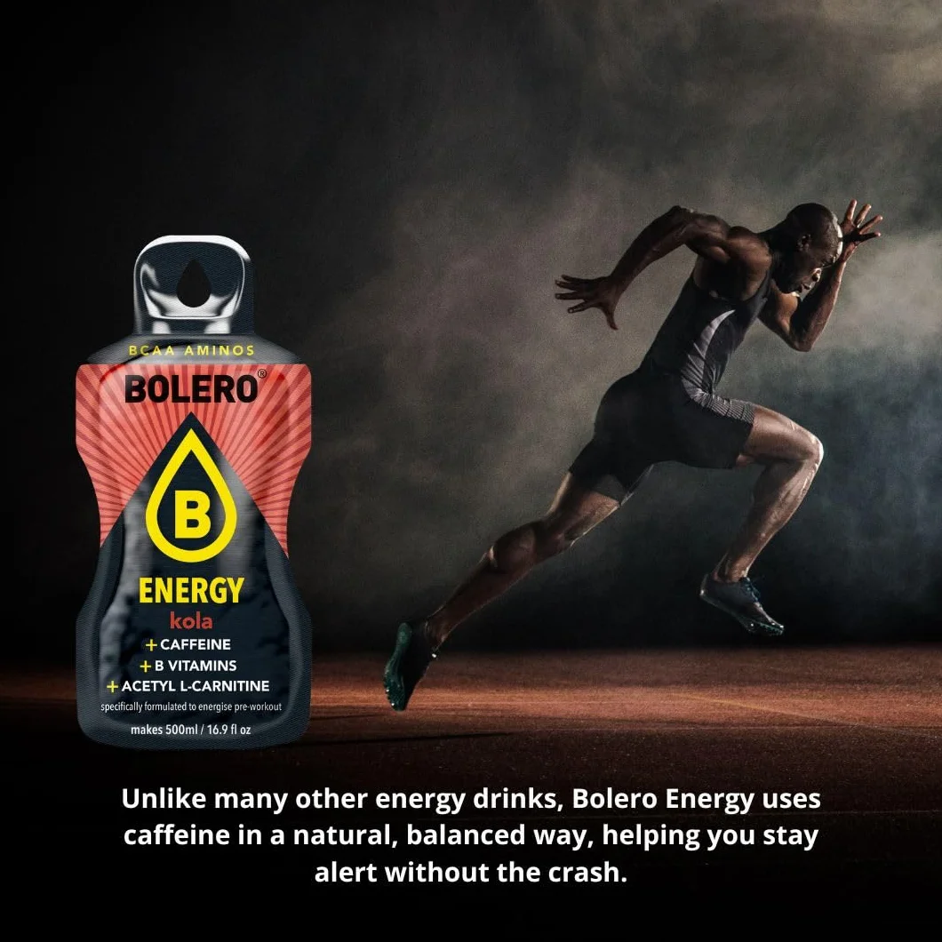 Bolero Energy Mix 14g x 12 Beutel Sugar-Free Powder Drink Vegan Gluten-Free