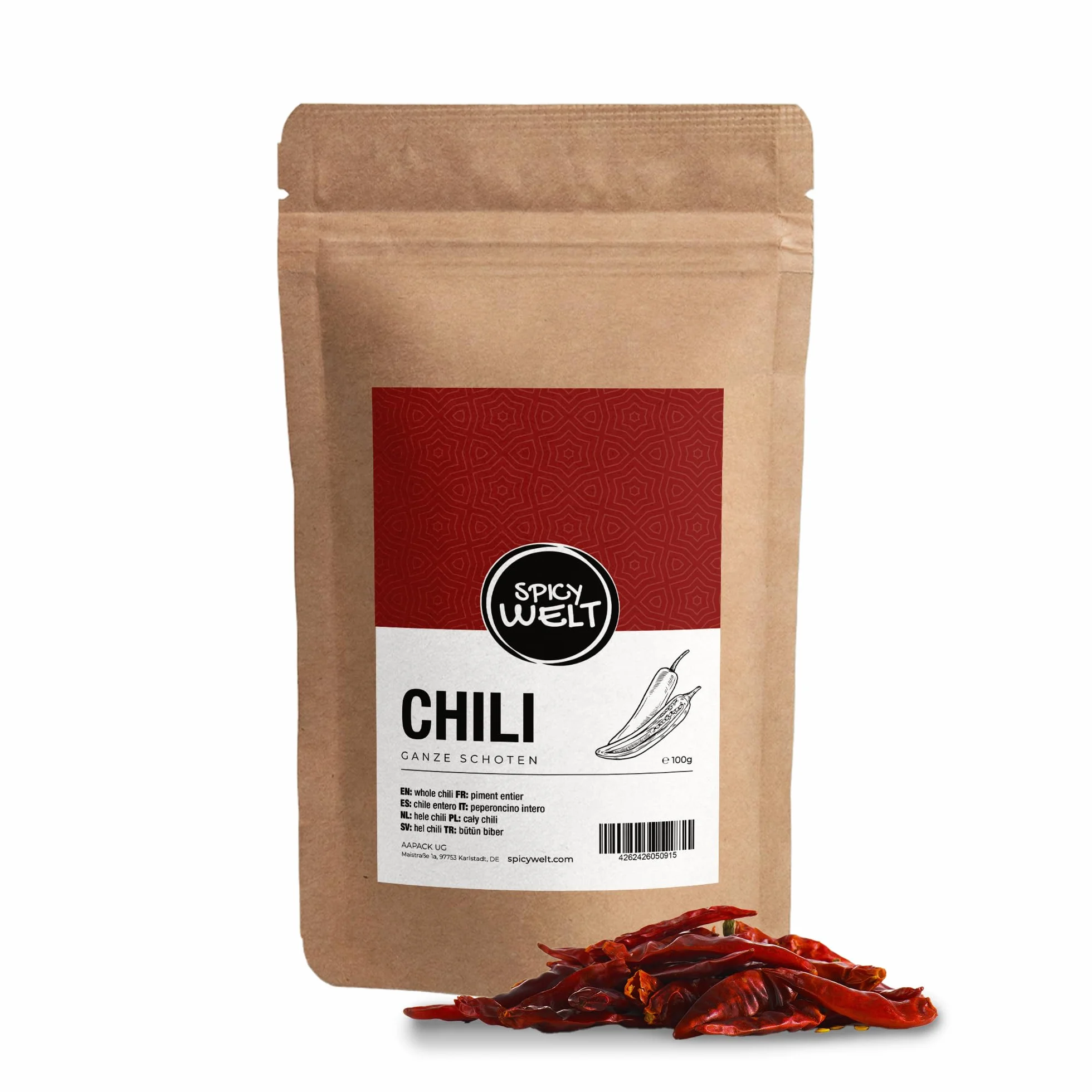 Suszona Papryka Chili Chaotian Całe 100g – Ostra Papryczka do Kuchni Chińskiej, Woka i Dań Syczuańskich