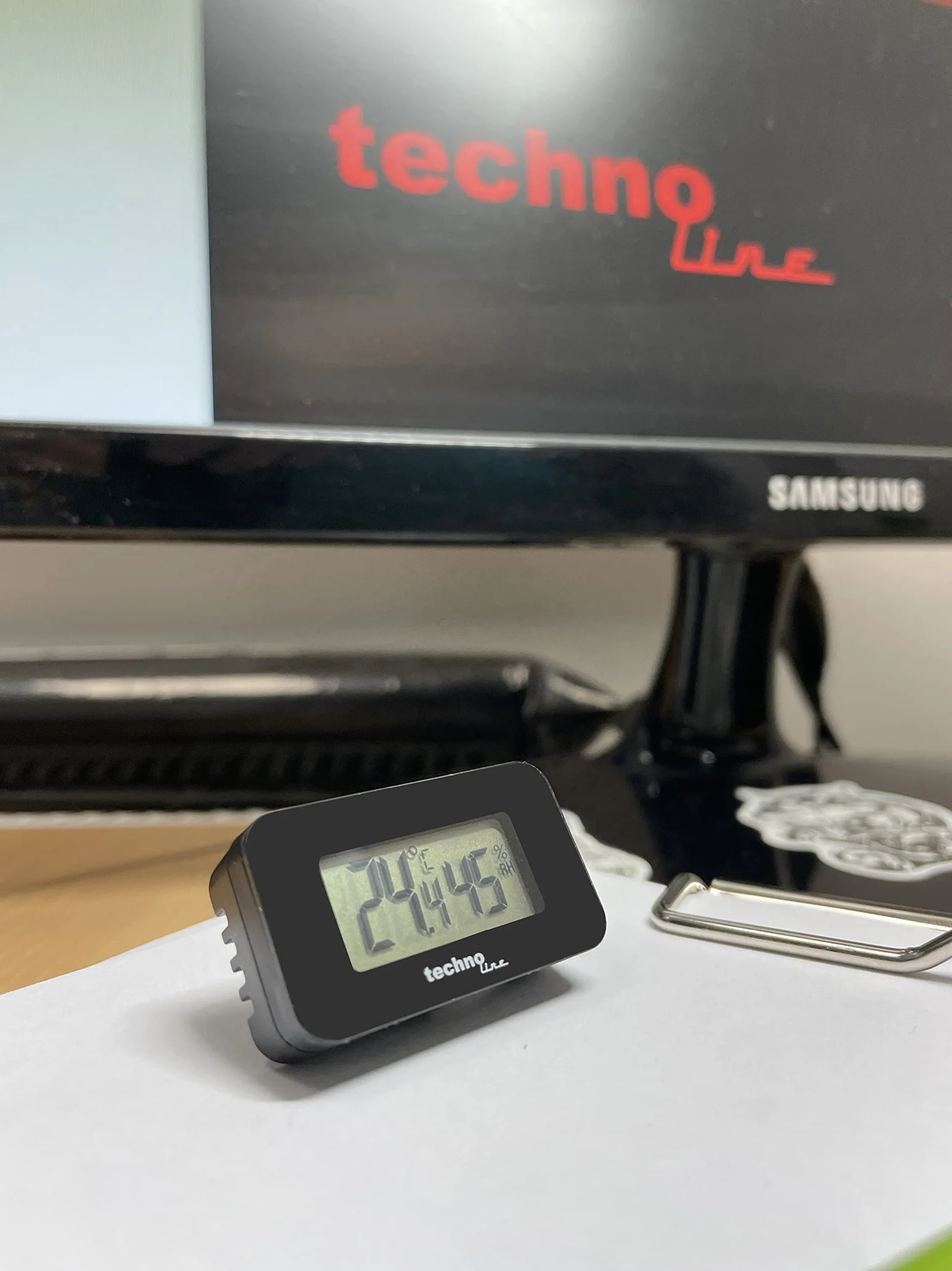 TechnoLine WS 7006 mini termometr samochodowy czarny 4,0 x 1,2 x 2,3 cm