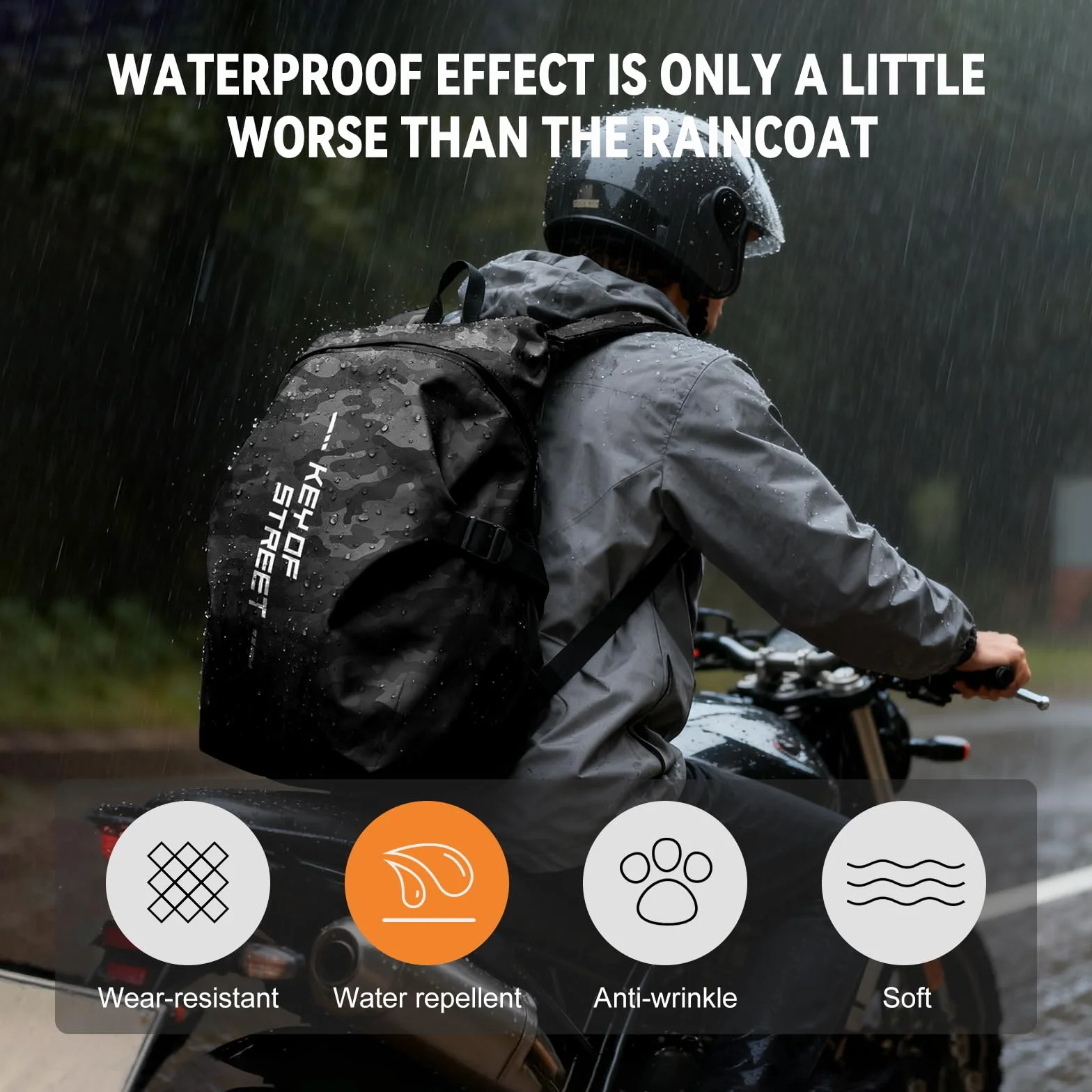 Plecak Motocyklowy Lekki Torba na Kask Motocyklowy wodoodporny plecak na kask duża pojemność plecaki podróżne Plecaki motocyklowe dla mężczyzn i kobiet,Co Czarny L
