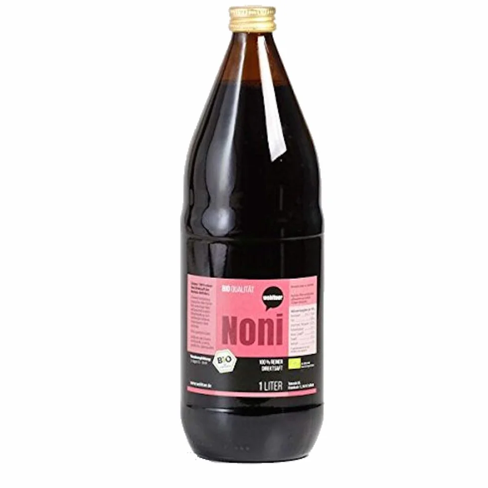 Wohltuer Noni sok Bio 100% czysty bezpośredni DE-ÖKO-006