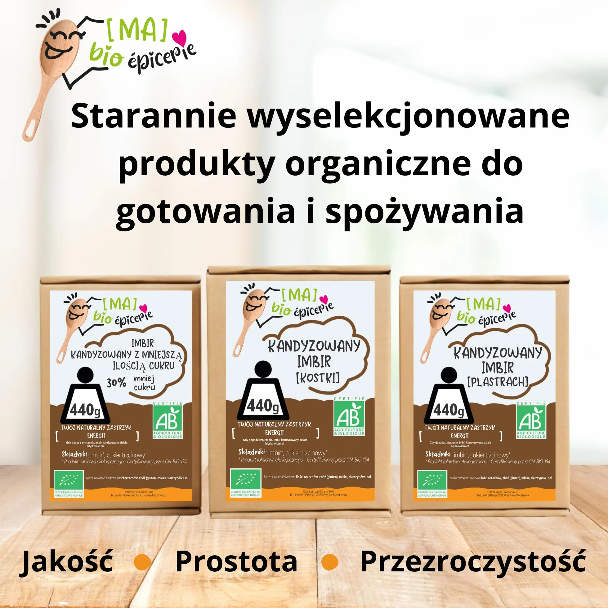 [MA] bio-épicerie | Imbir kandyzowany w kostkach oblany czekoladą | 940G | Pakowane luzem | Certyfikat ekologiczny bio| Najwyższej jakości kandyzowane owoce i czekolada | Bez konserwantów