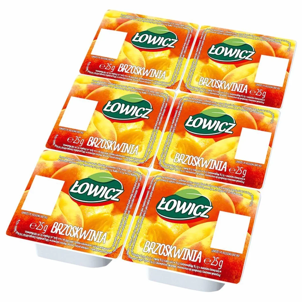 Łowicz dżem brzoskwiniowy mini 6 x 25 g