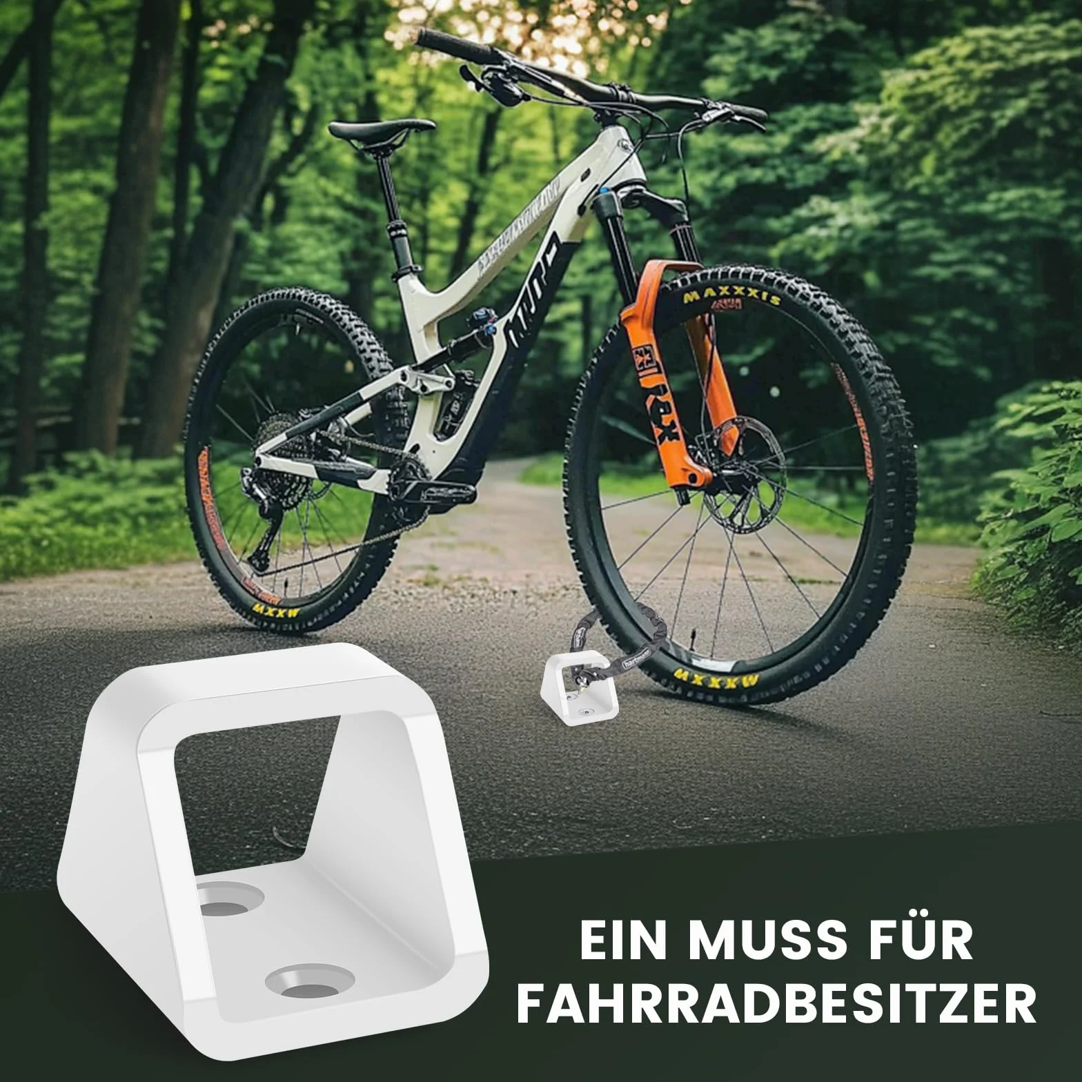 Kotwa podłogowa o grubości 5 mm, ze śrubami ze stali nierdzewnej, zabezpieczenie przed kradzieżą, do rowerów elektrycznych, motocykli i rowerów (1 sztuka)
