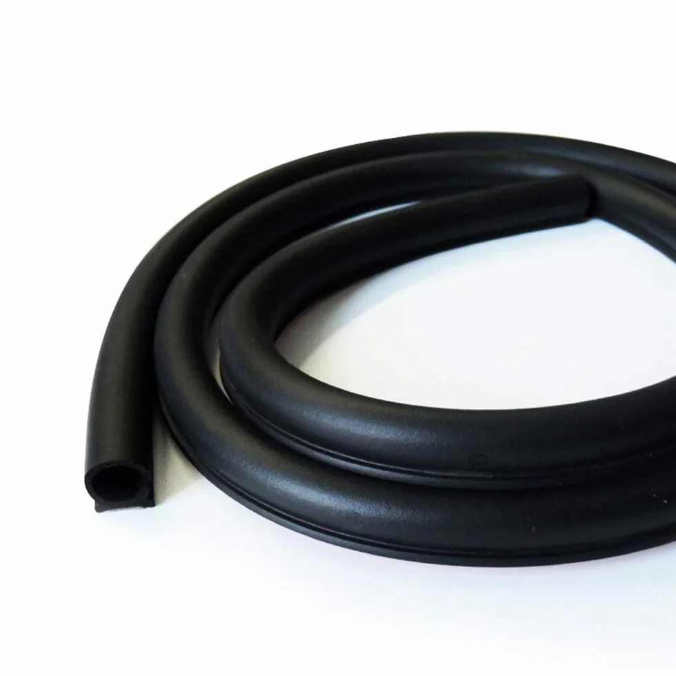 10-metrowa gumowa taśma uszczelniająca z EPDM, 14 mm x 12 mm, duża uszczelka do drzwi samochodowych w kształcie litery D, dźwiękoszczelna gumowa uszczelka uszczelniająca, wewnętrzna uszczelka