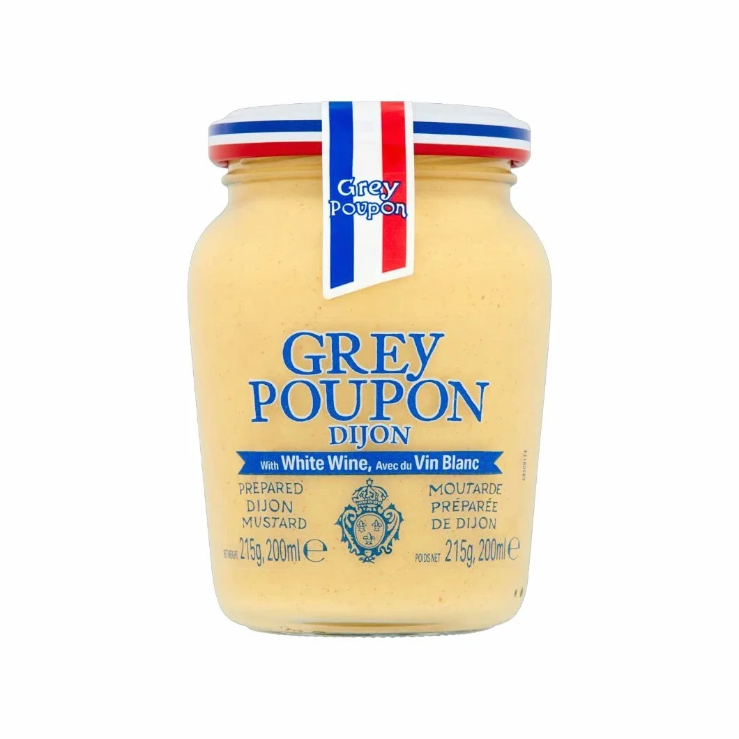 Musztarda Dijon Grey Poupon 6 x 215 g z białego wina francuska