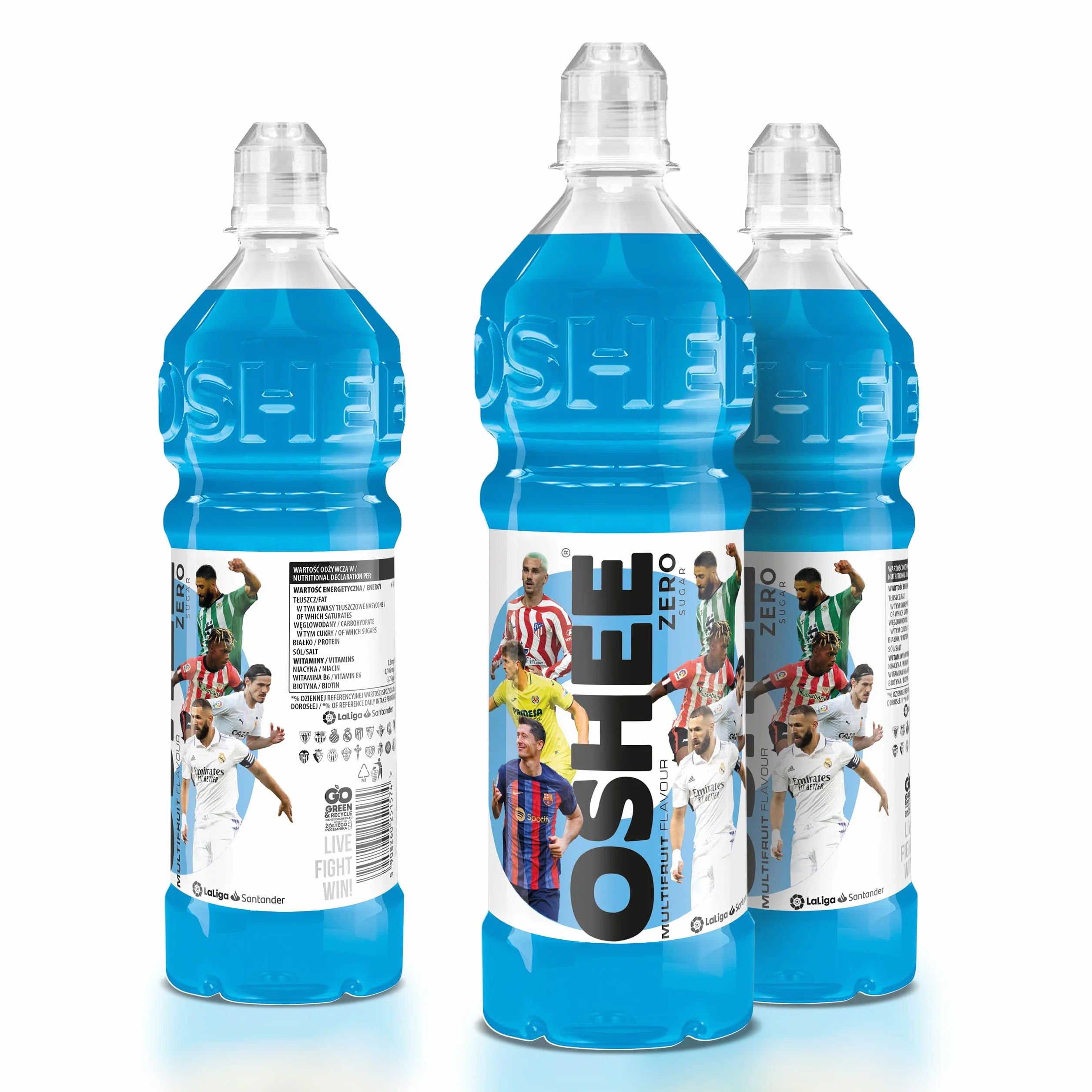 OSHEE Napój Zero Sugar 6x750 ml Multifruit